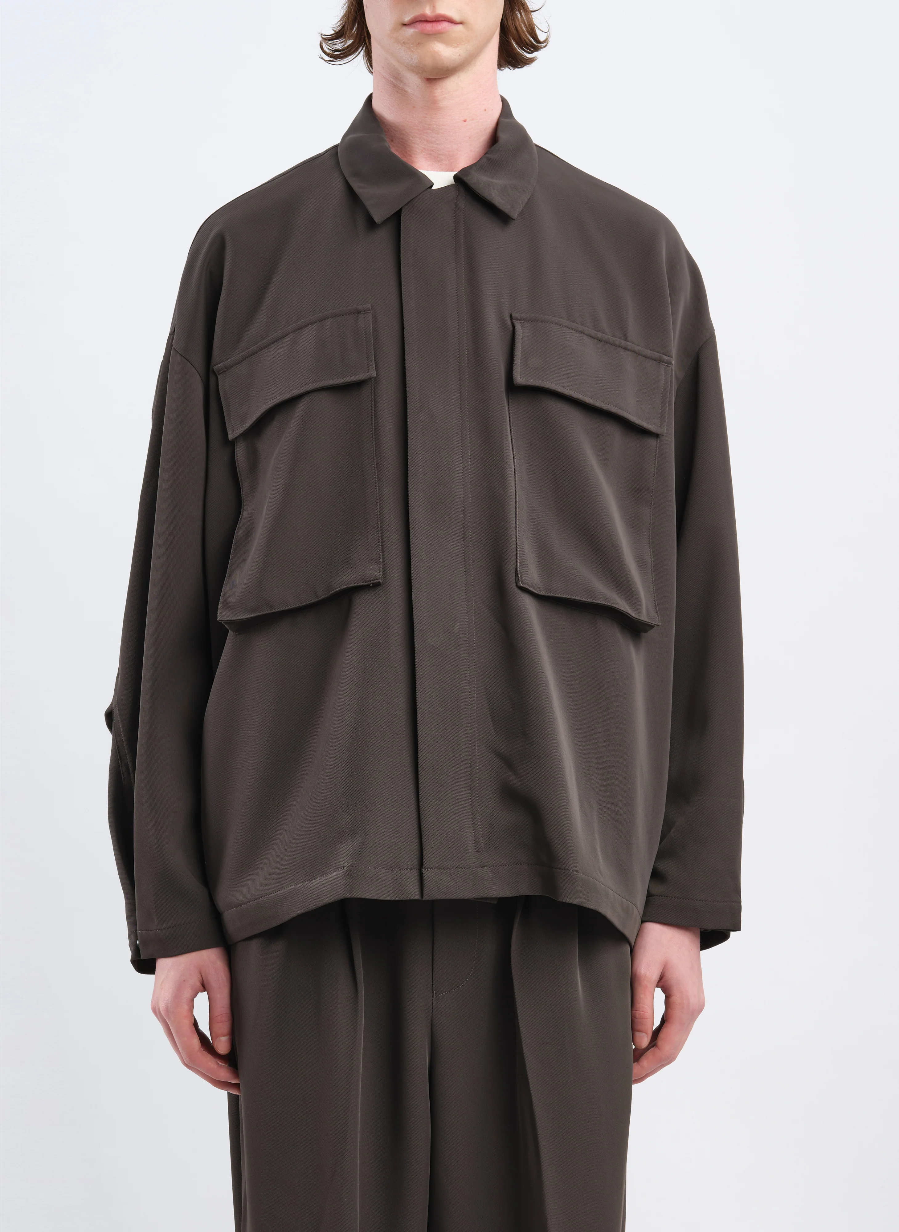 Shear Twill 2-Way Stretch Utlility Jacket - Umamrii