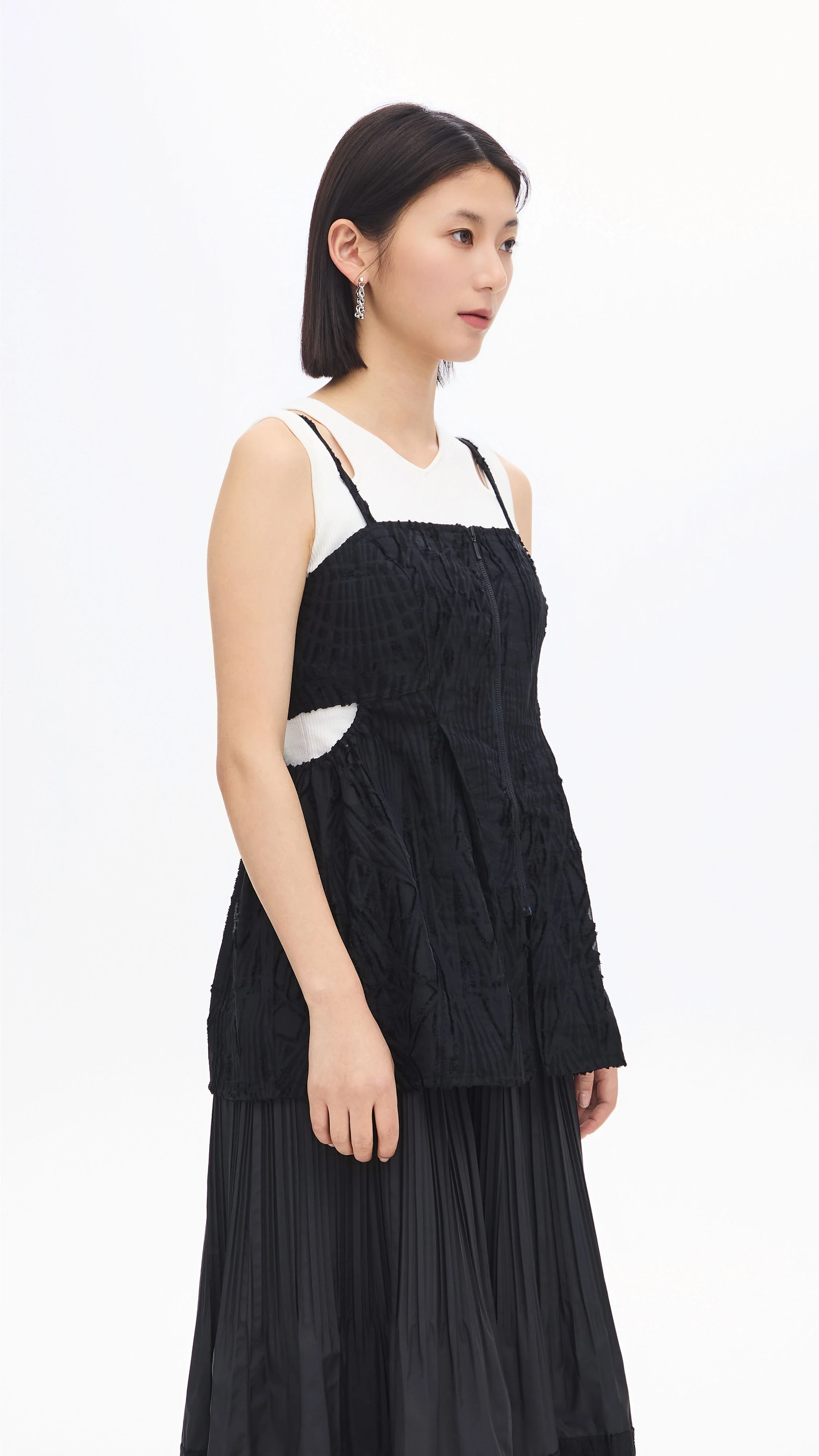 Jacquard Pattern Bustier - Umamrii