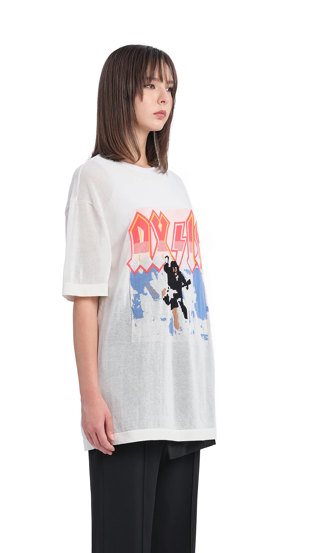 Knitted Band Tee - Umamrii