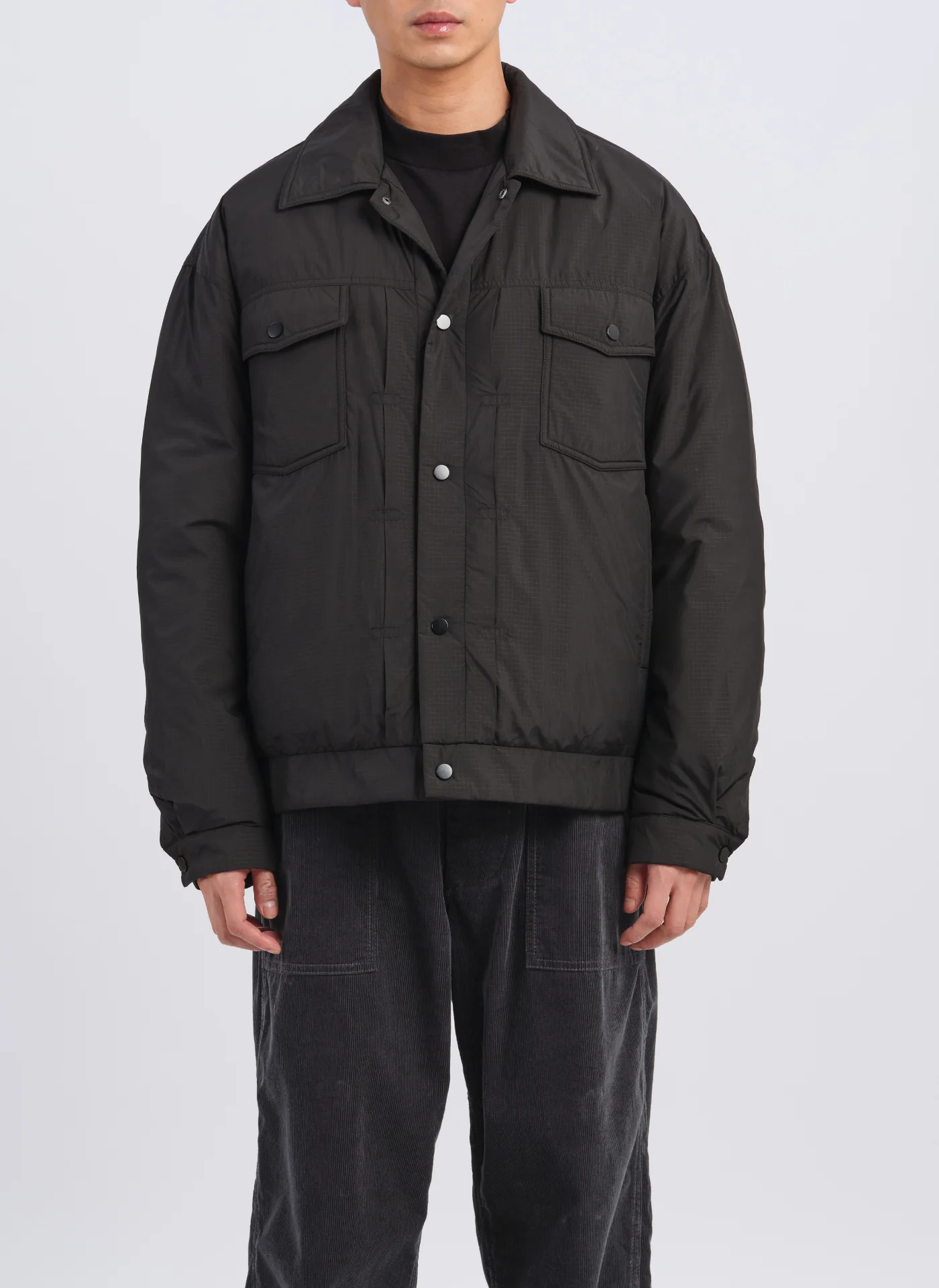 Polyester Trucker Down Jacket - Umamrii
