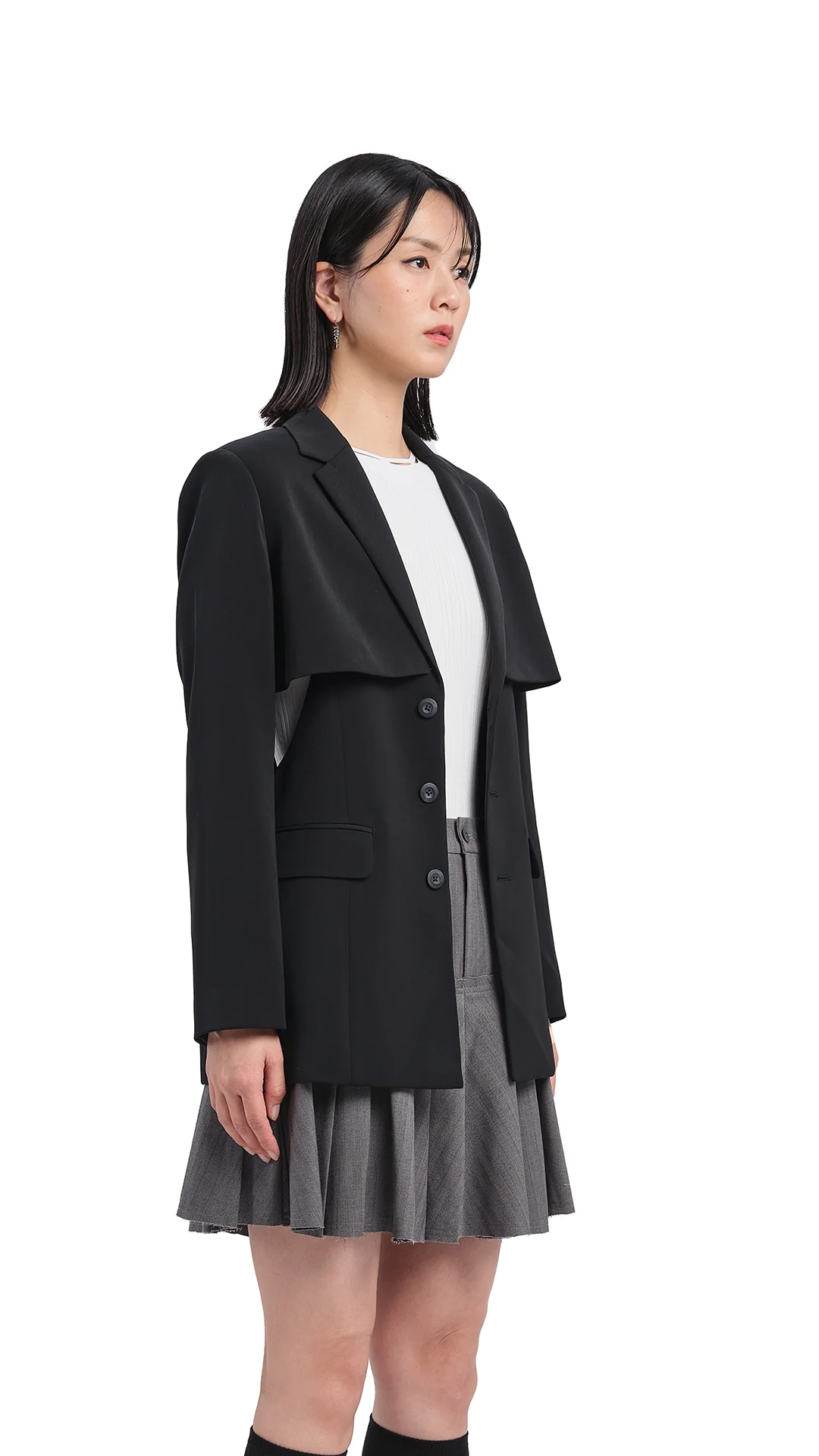 Cut Out Blazer - Umamrii