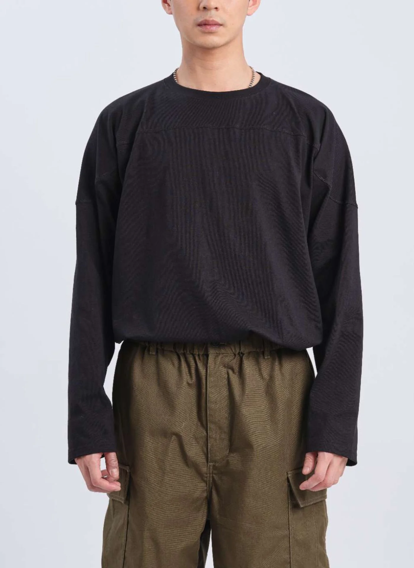 220G Cotton Jersey Long Sleeve Football Top - Umamrii