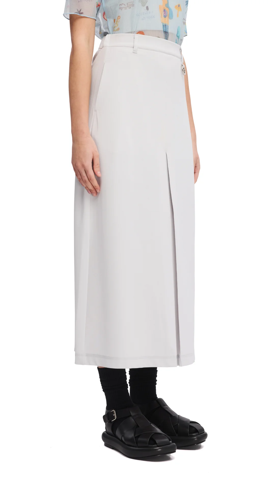 Pleated Midi Skirt - Umamrii