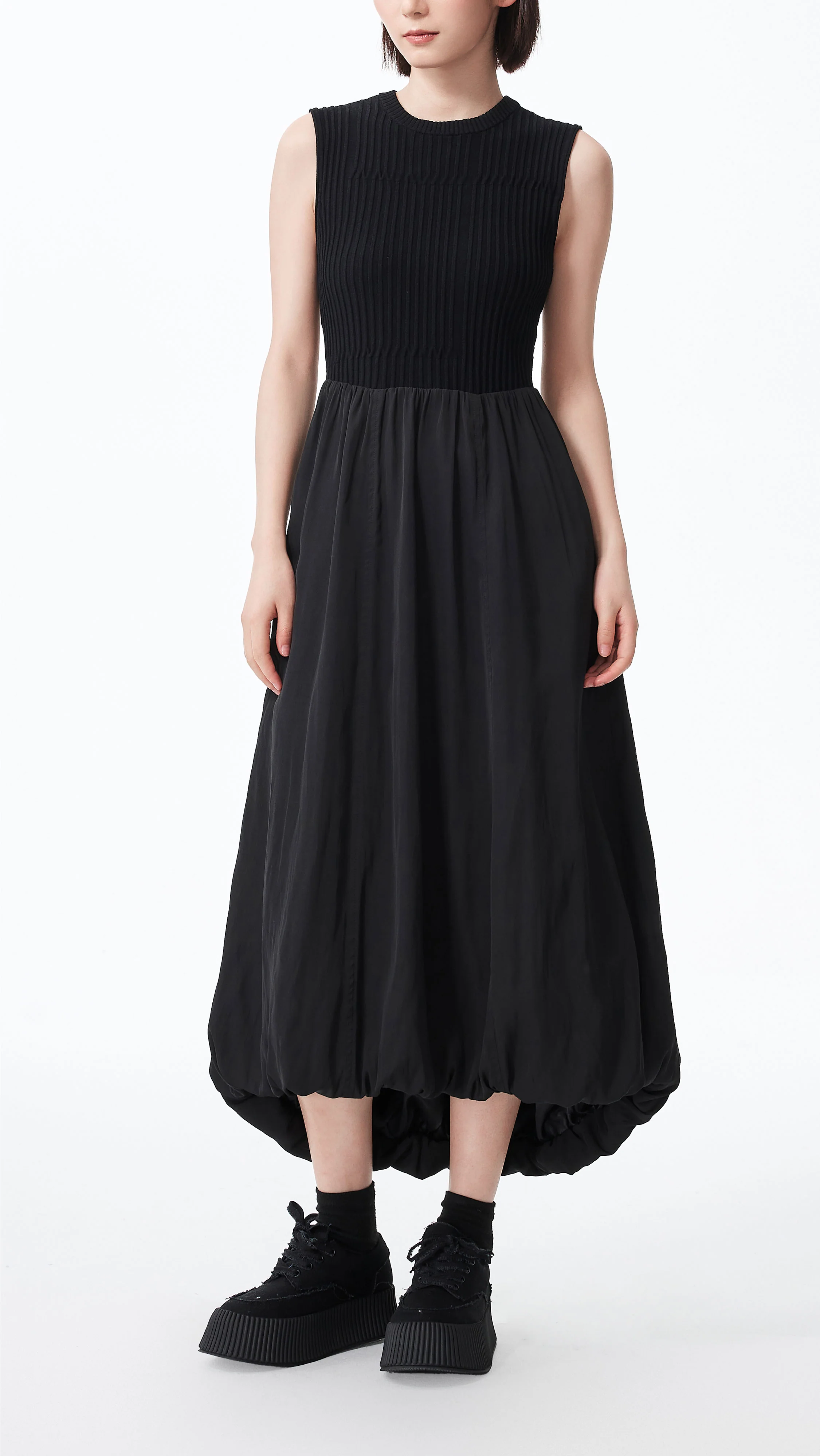 Balloon Shape Dress - Umamrii