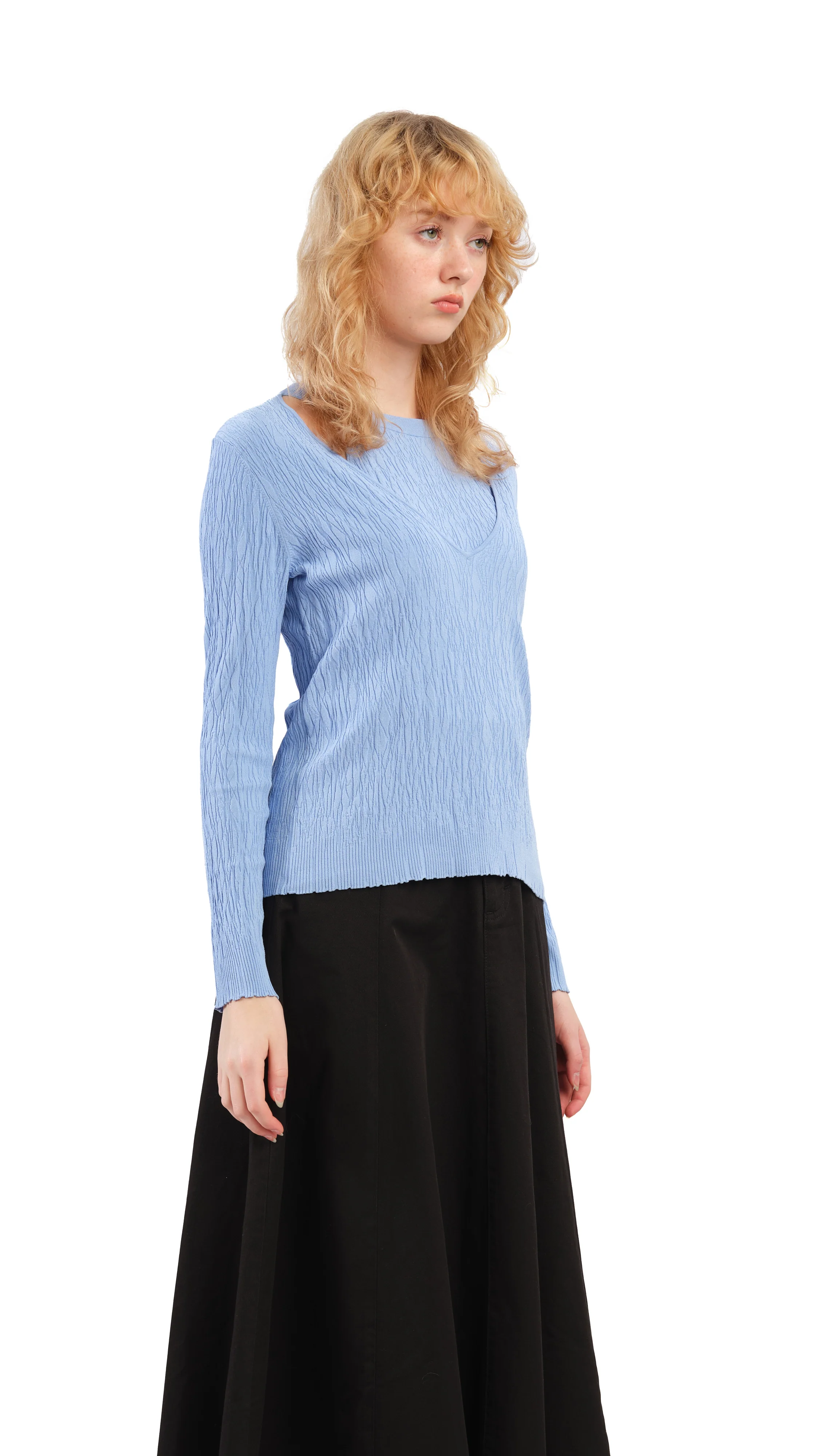 2 In 1 Knit Top - Umamrii
