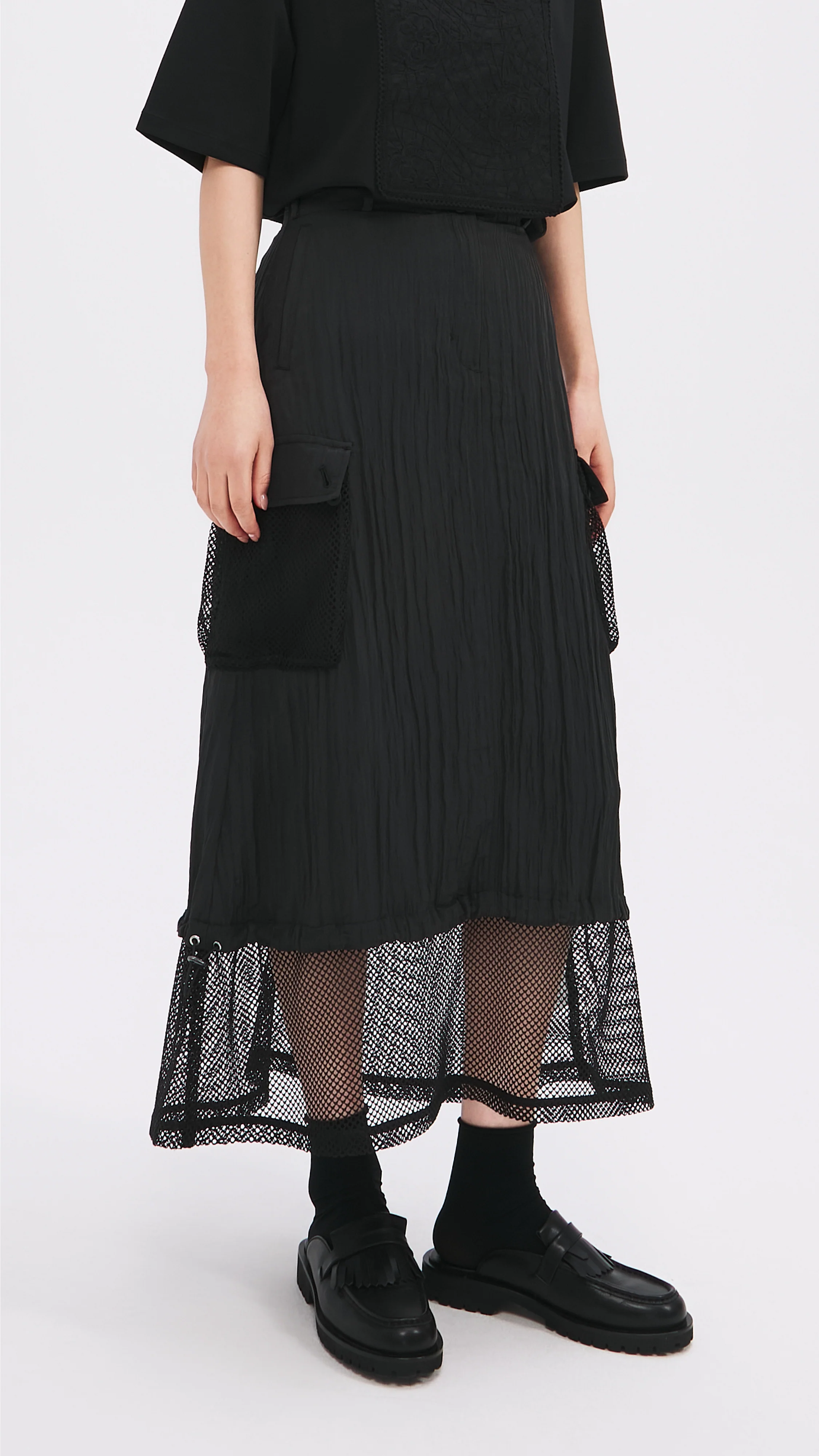 Nylon Patch Skirt - Umamrii