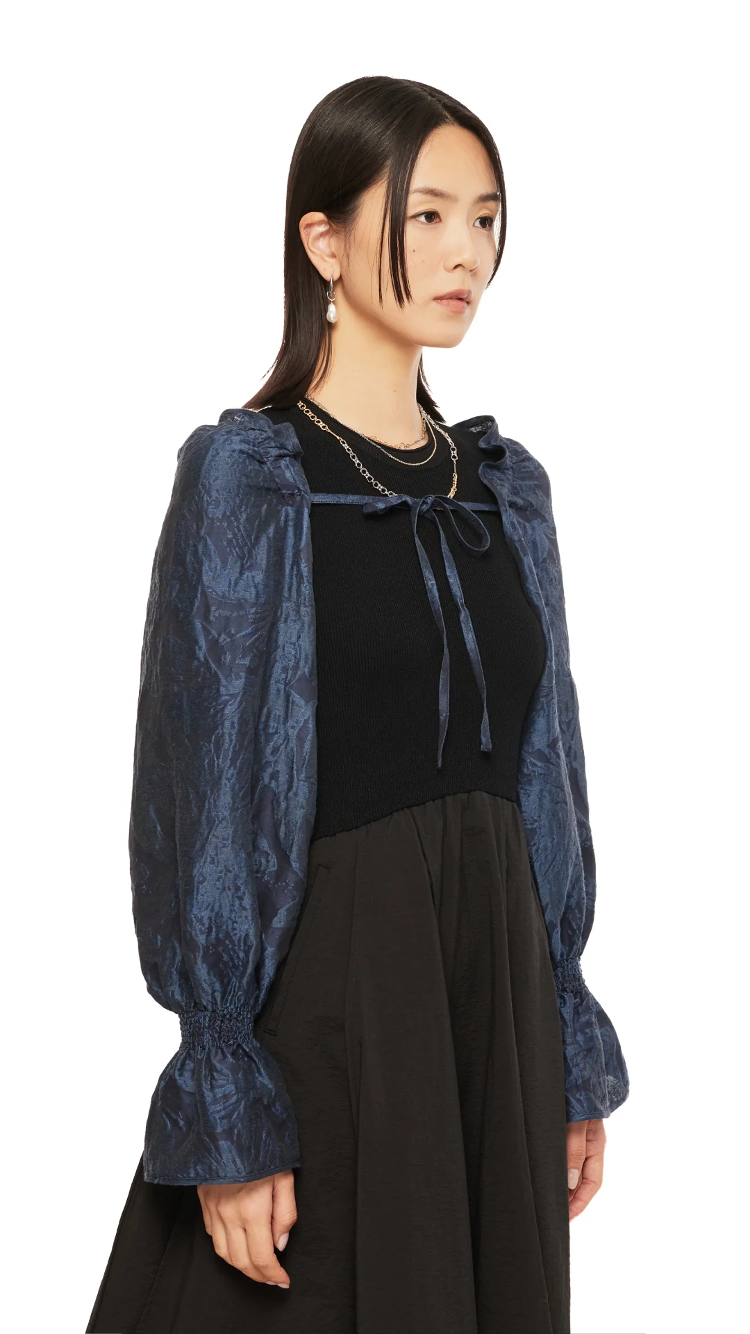 Jacquard Cropped Jacket - Umamrii