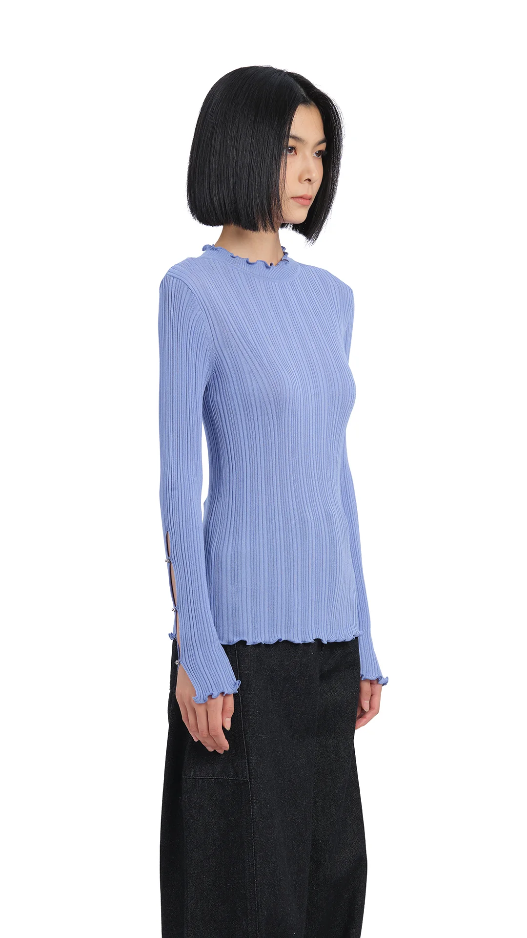 Beaded Basic Sweater - Umamrii
