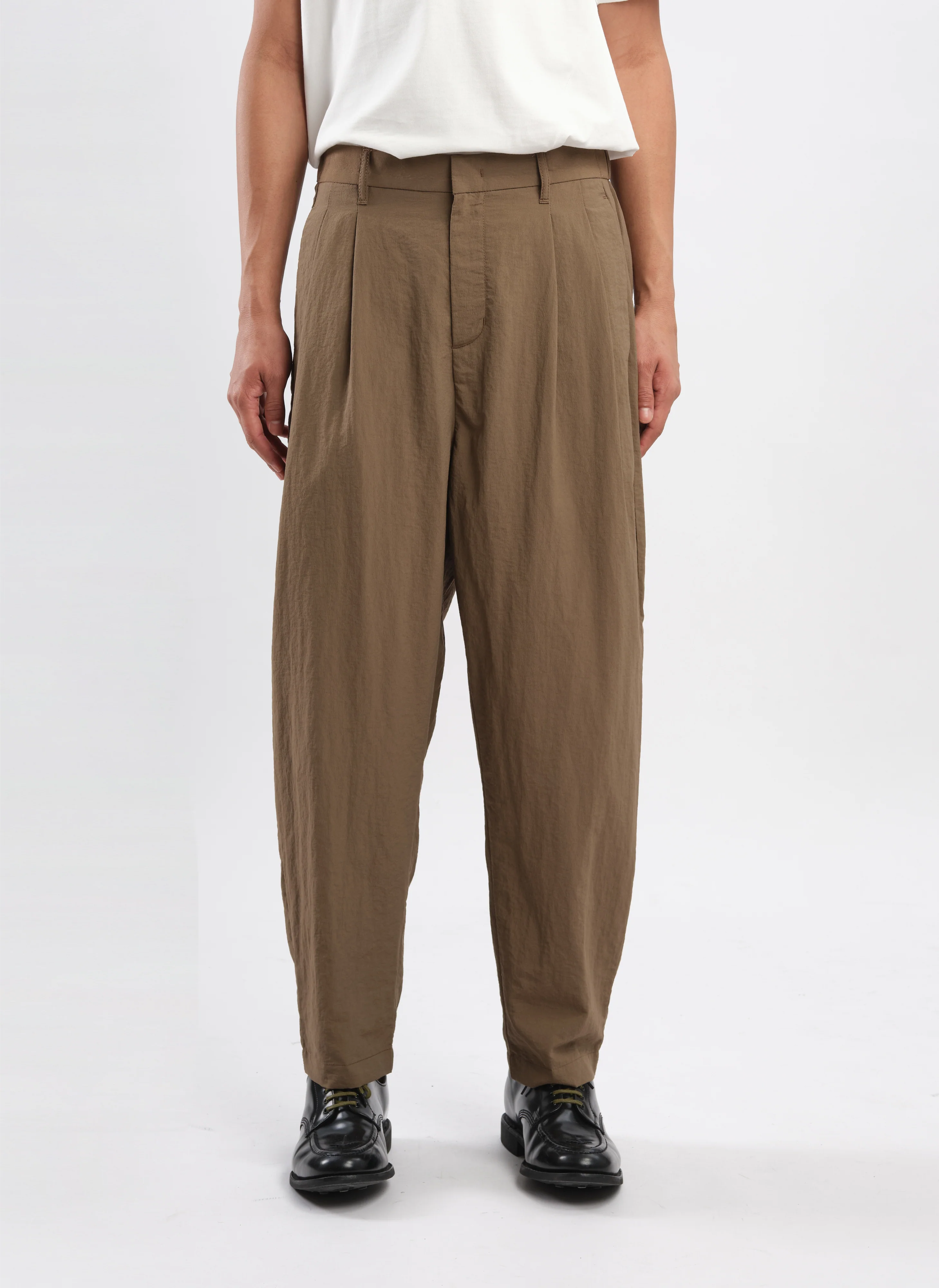 Polyester Rayon Business Resort Wide Tapered Pants (P-12) - Umamrii