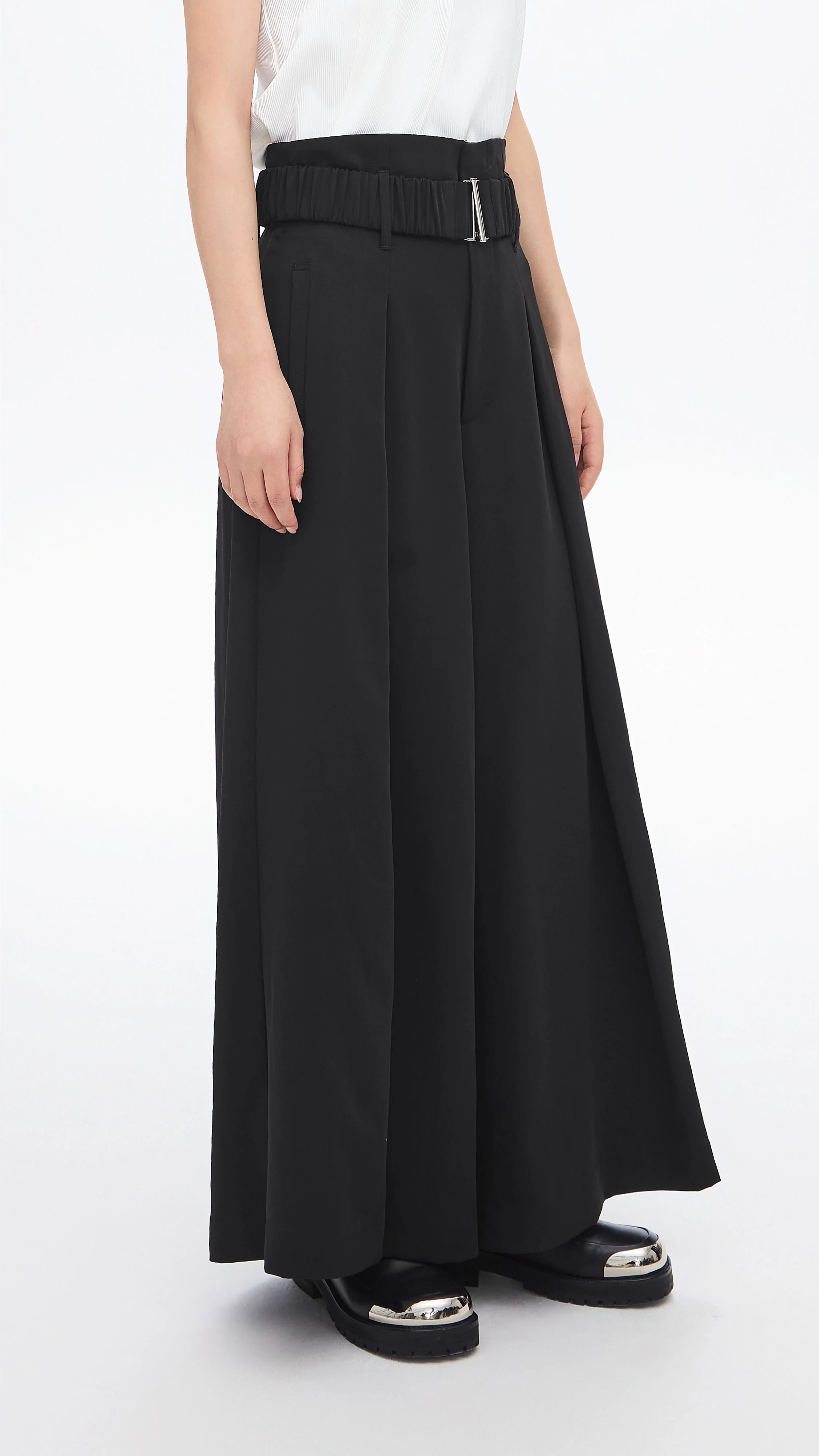 High Waist Wide Leg Pants - Umamrii
