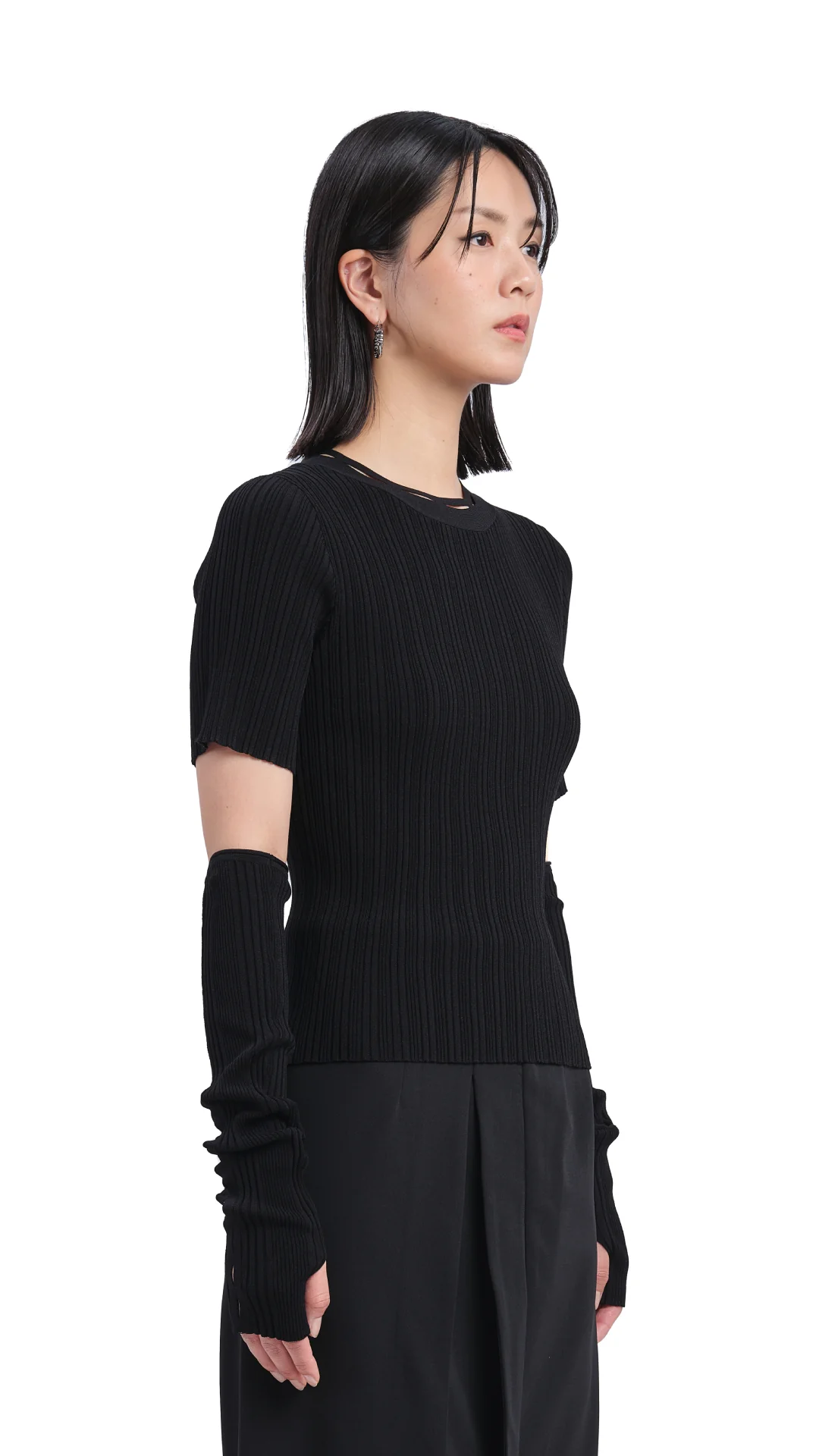 Sweater With Detachable Hand Warmer - Umamrii