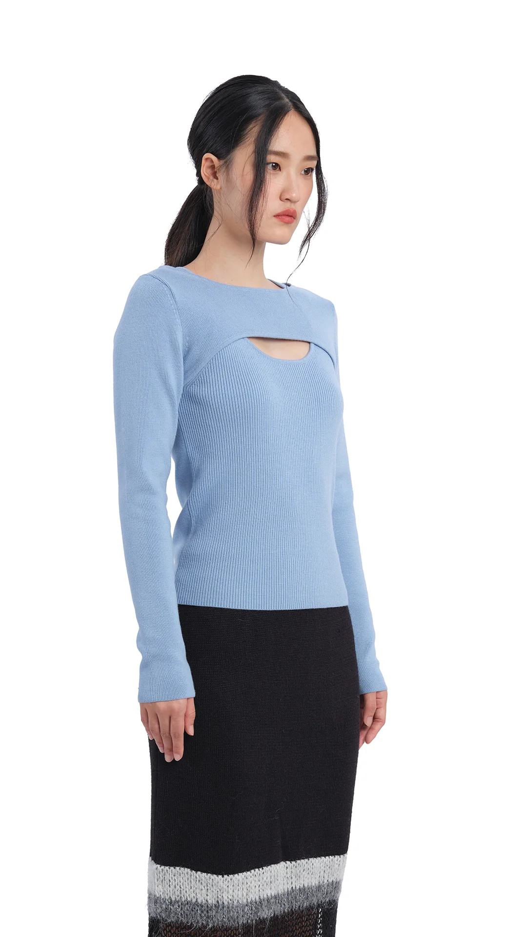 2-in-1 Wool Sweater - Umamrii