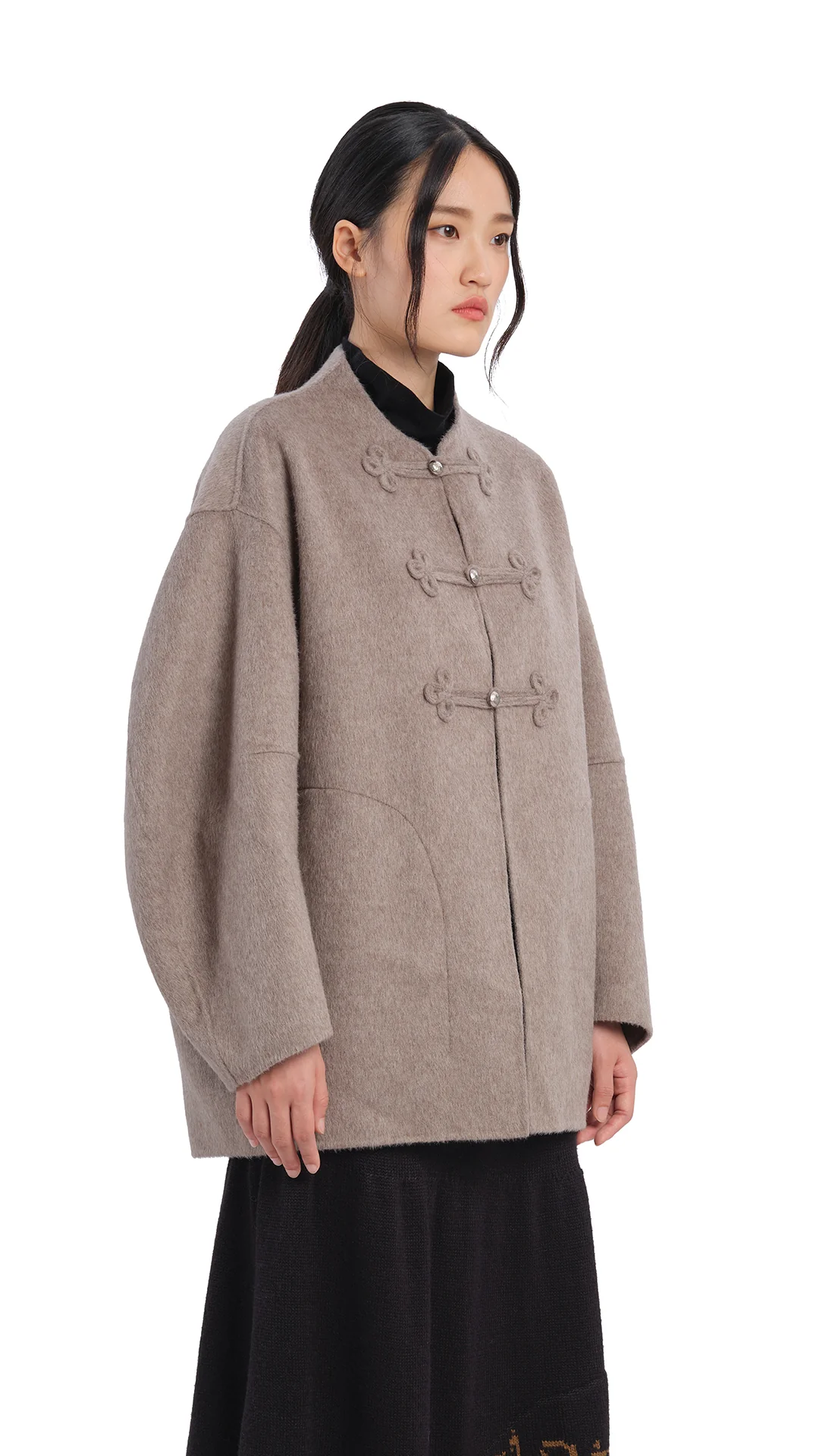 Melange Double Face Jacket - Umamrii