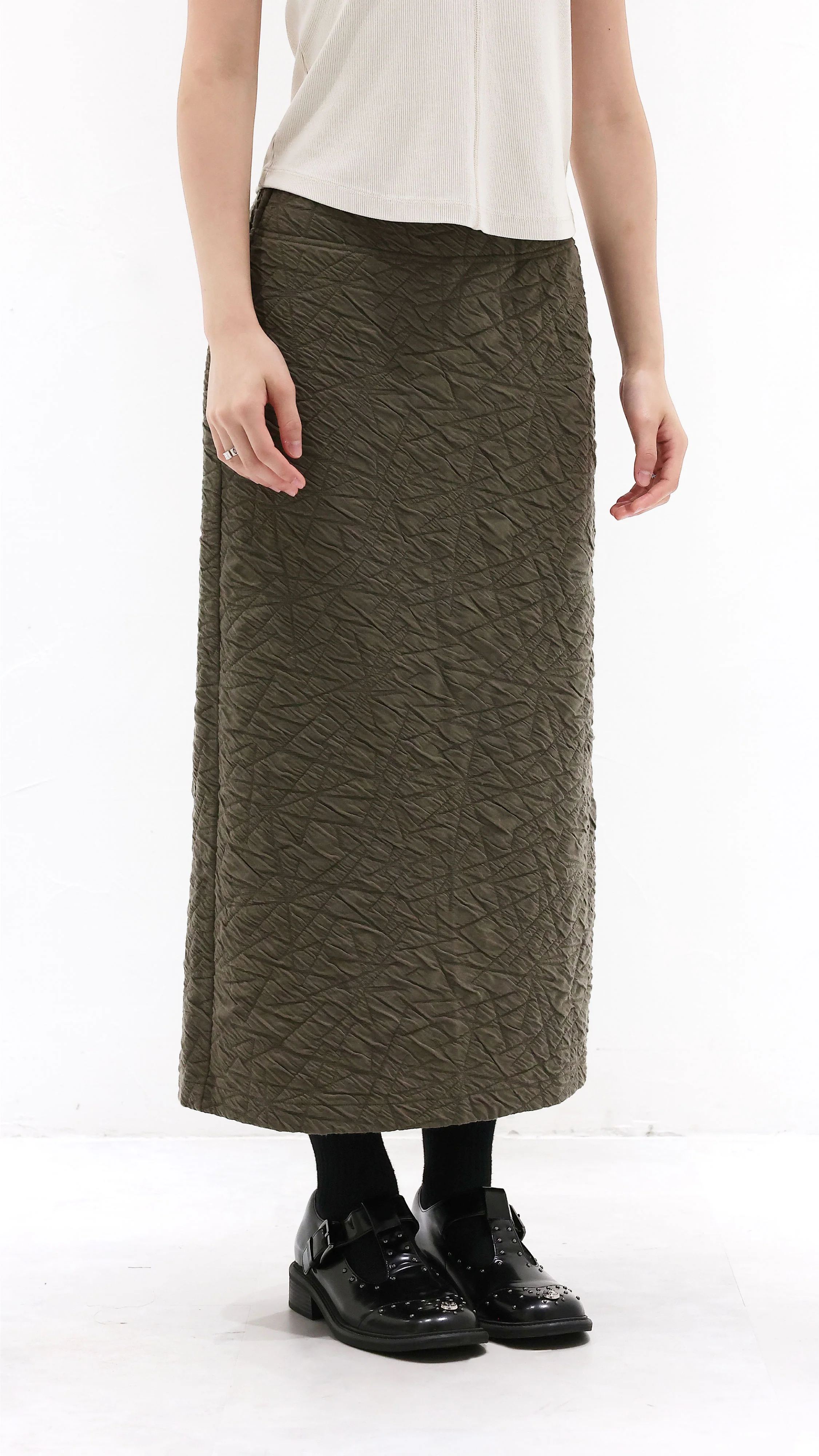 Textural Pencil Skirt - Umamrii