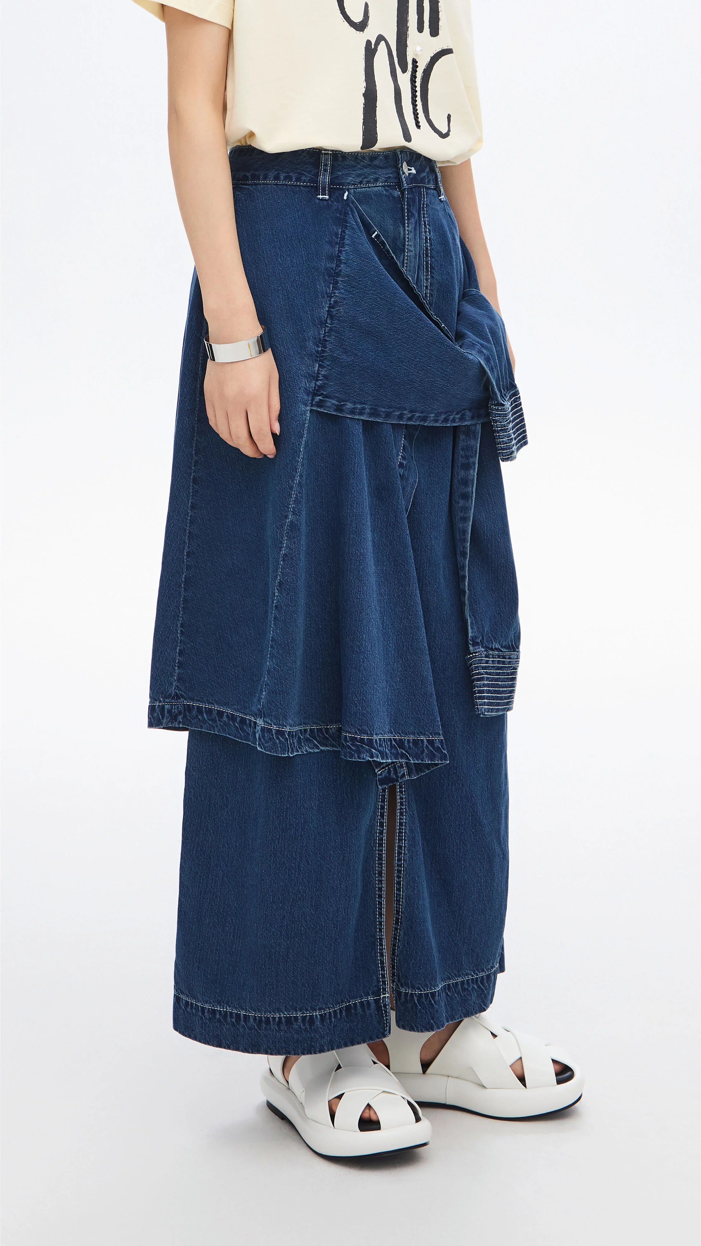 Rebuilt Denim Skirt - Umamrii