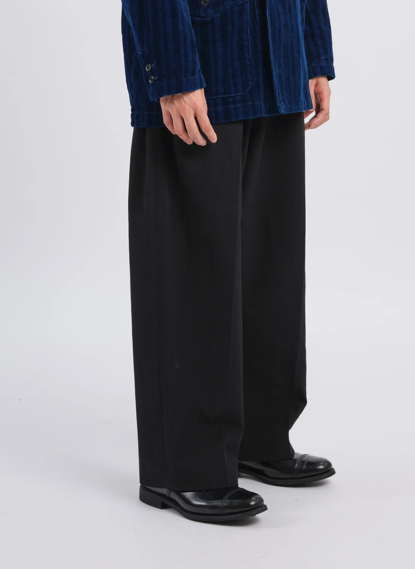 Solotex Garbardine (Work) Pleated WidePants (P-17) - Umamrii