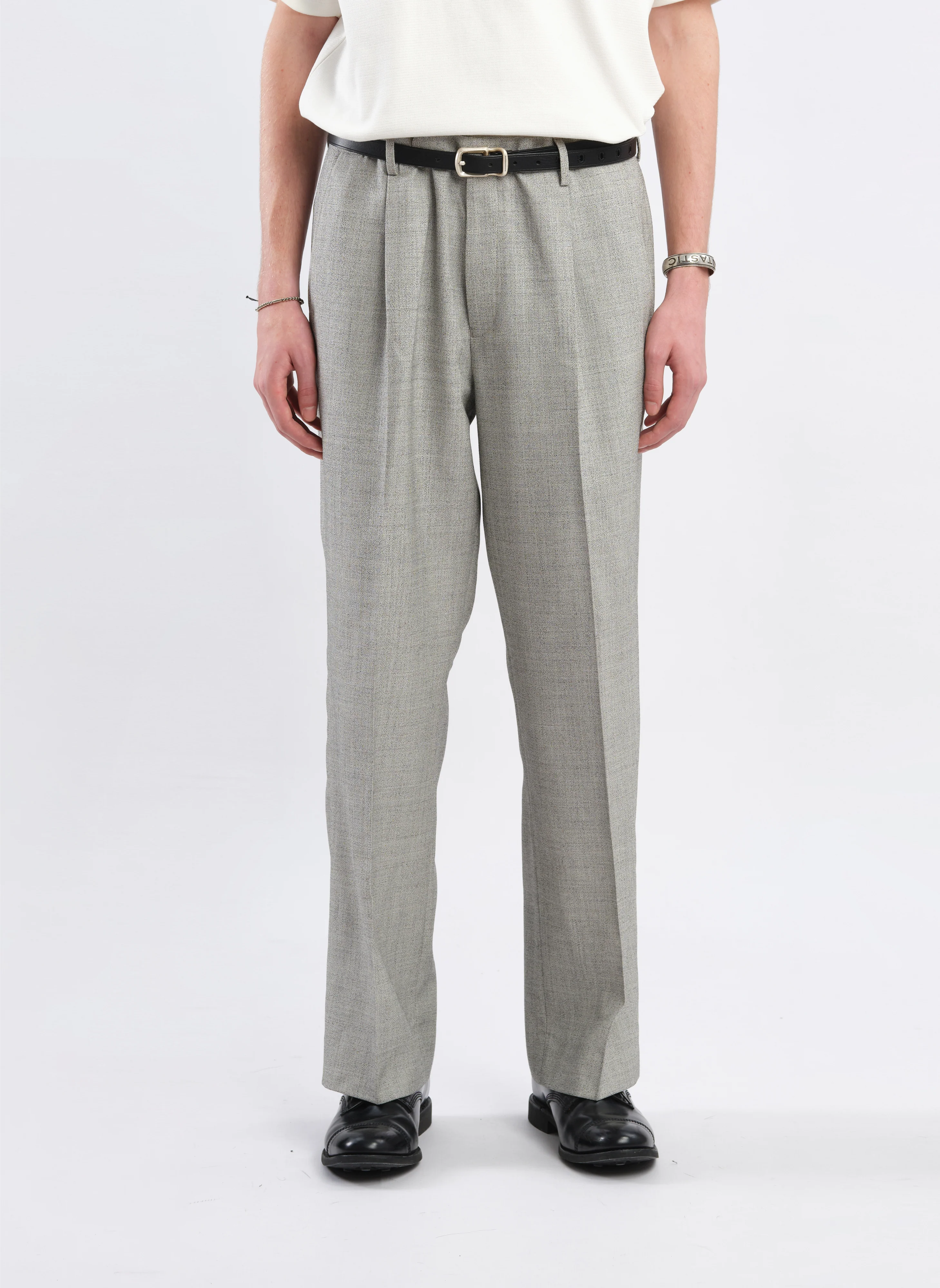 Marzotto Organic Wool Pleated Suit Pants - Umamrii