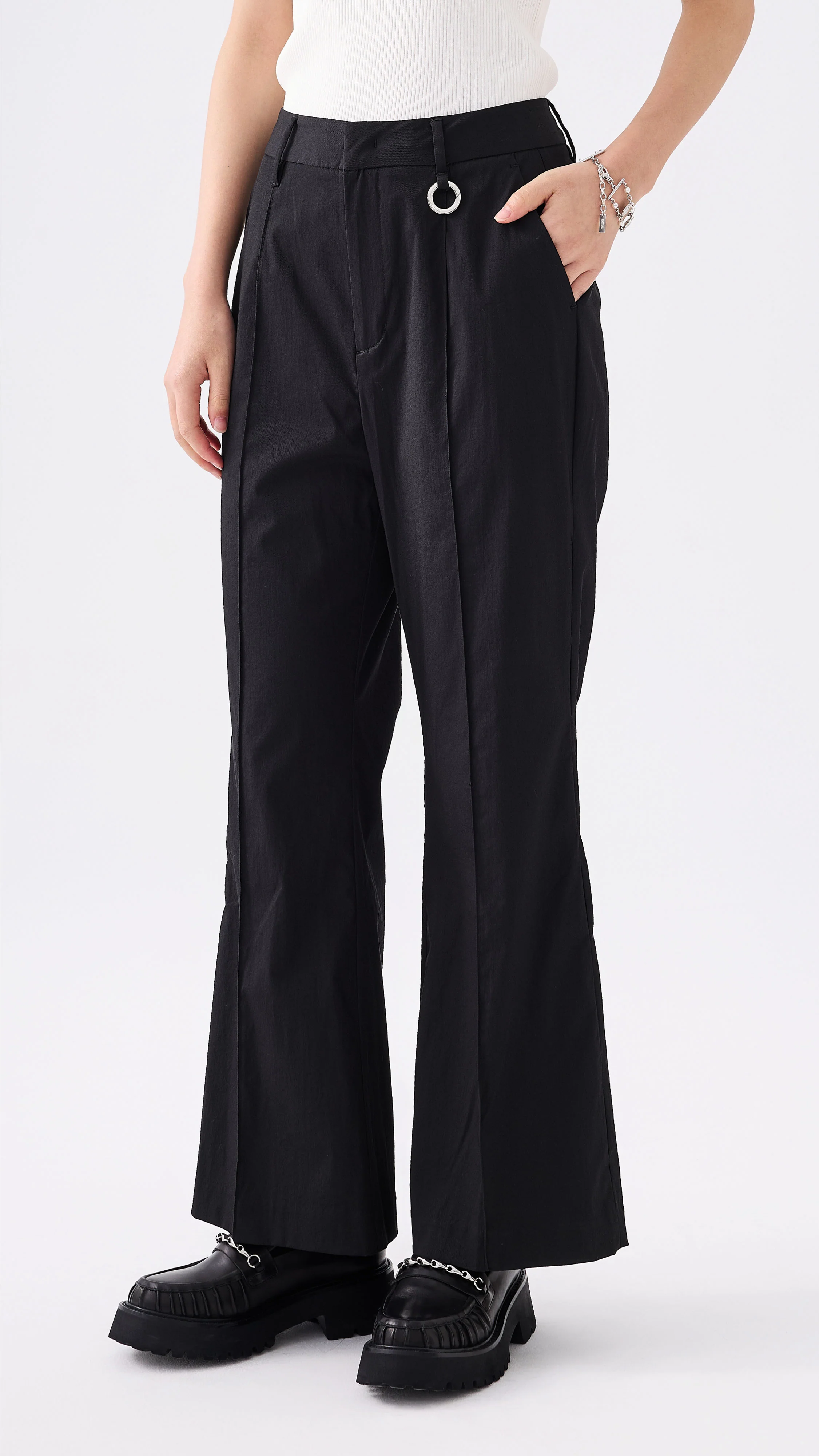 Side Hole Sailor Pants - Umamrii
