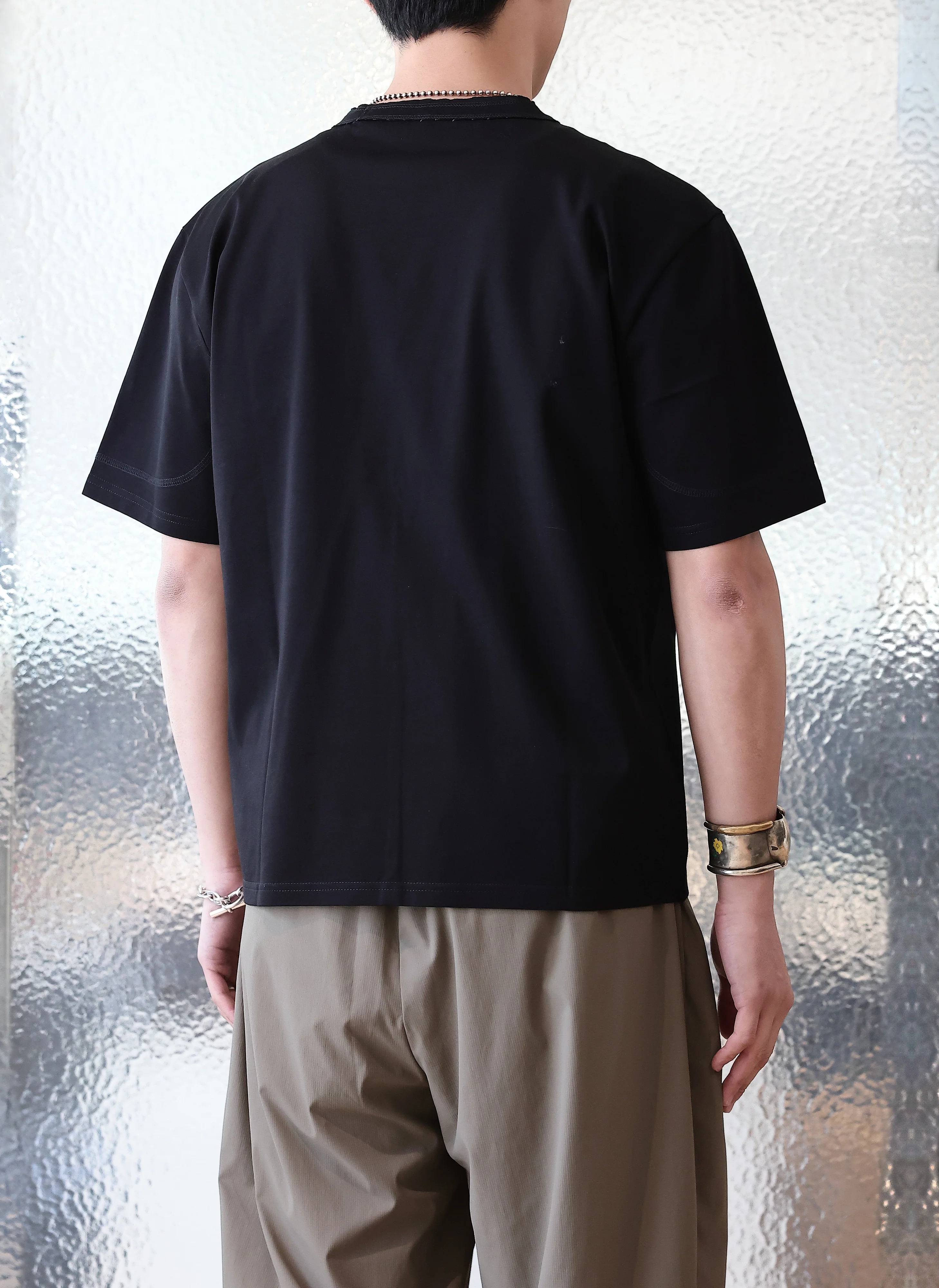 Mercerized Cotton T-shirt - Umamrii
