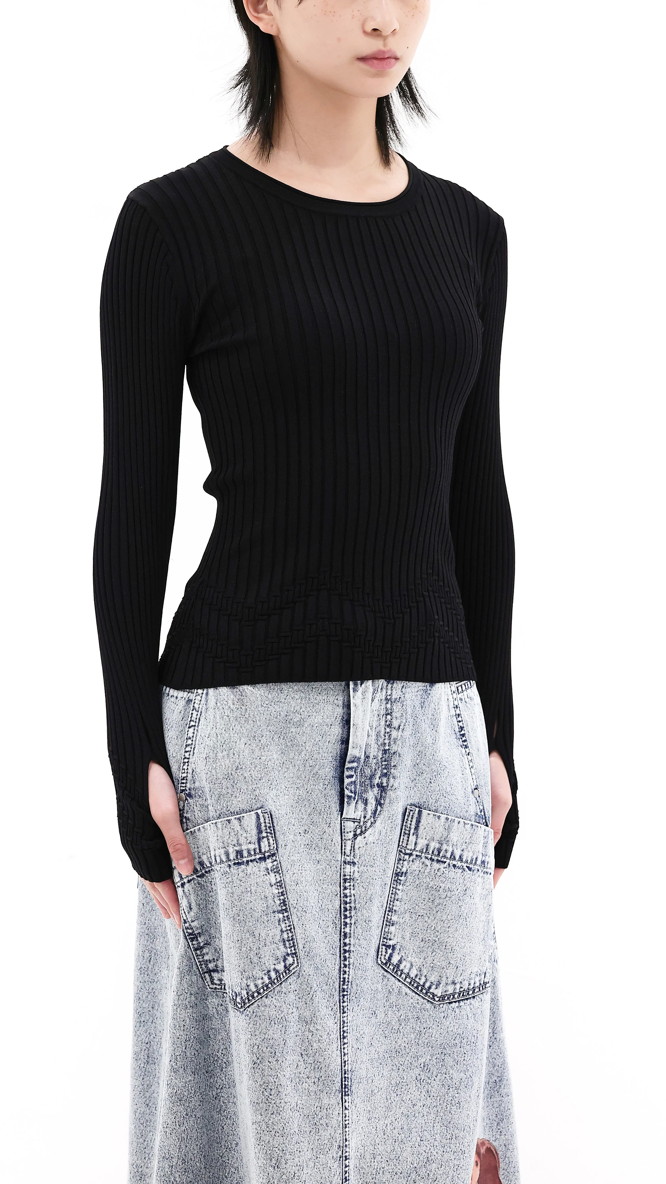 Fancy Knit Pullover - Umamrii