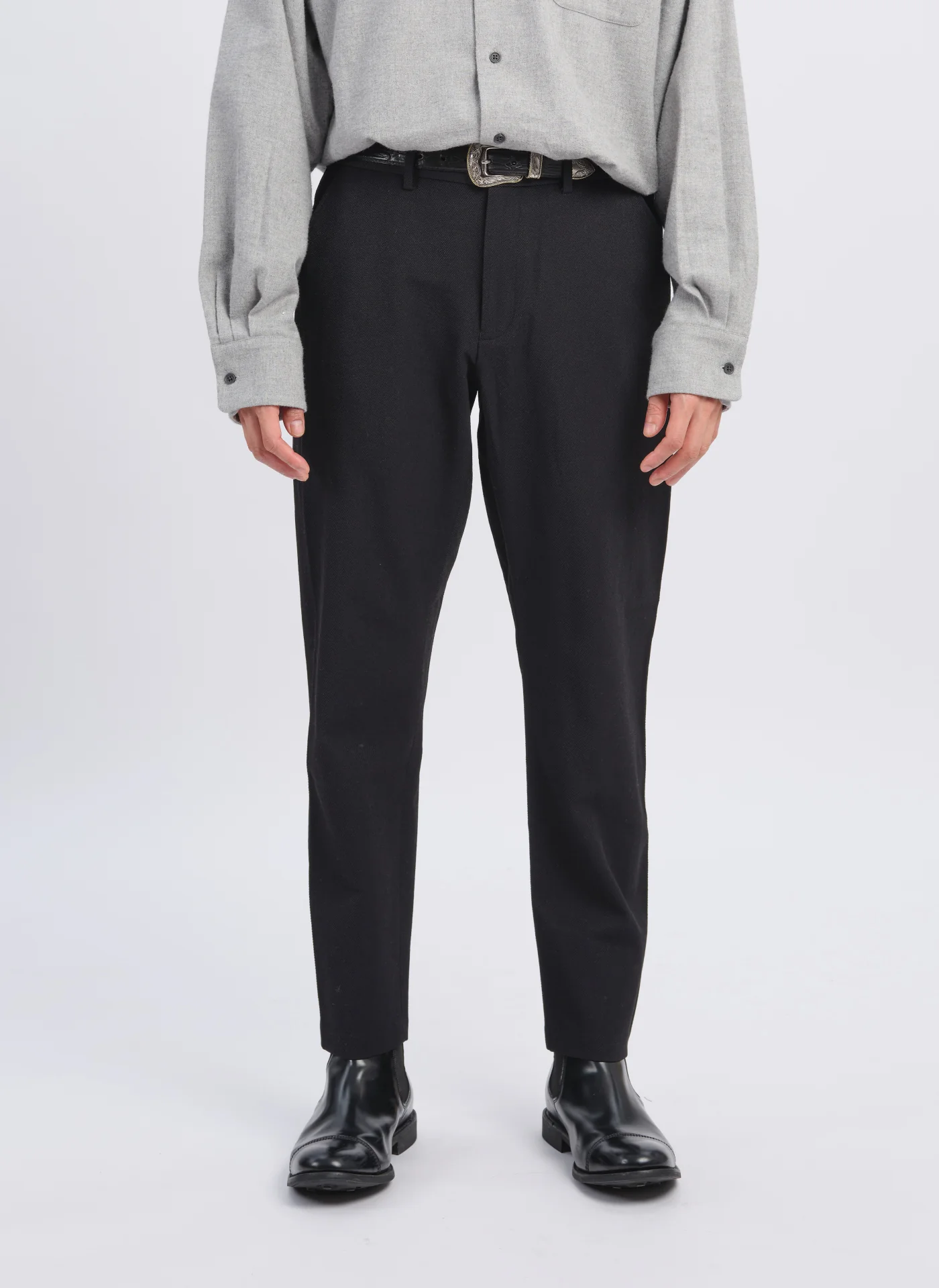 Solotex Garbardine (Work) Ankle Length Tapered Slim Pants [P-07] - Umamrii