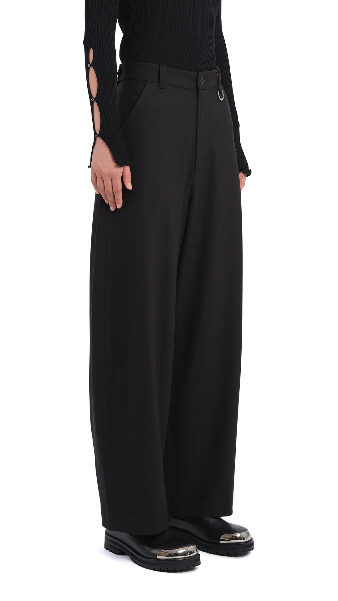 Dyed Stretch Twill Balloon Pants - Umamrii