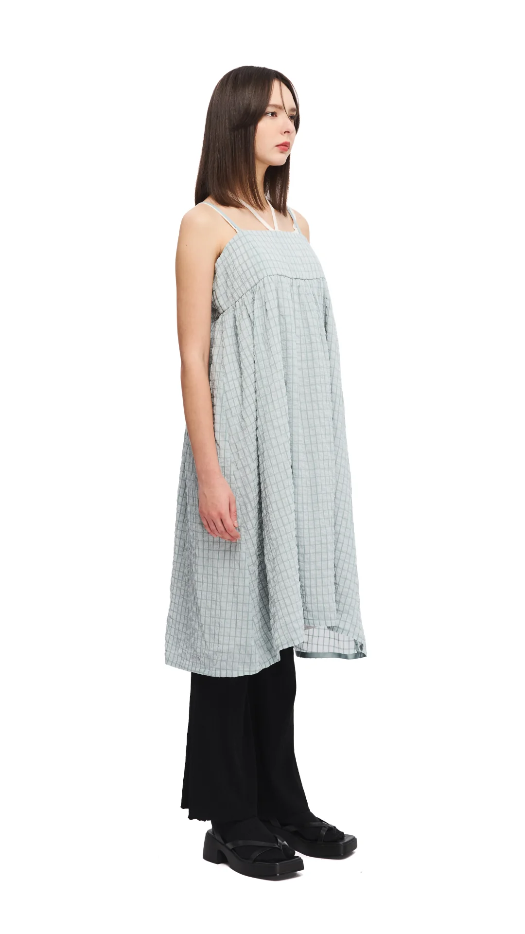 Wrinkle Chiffon Slipdress - Umamrii
