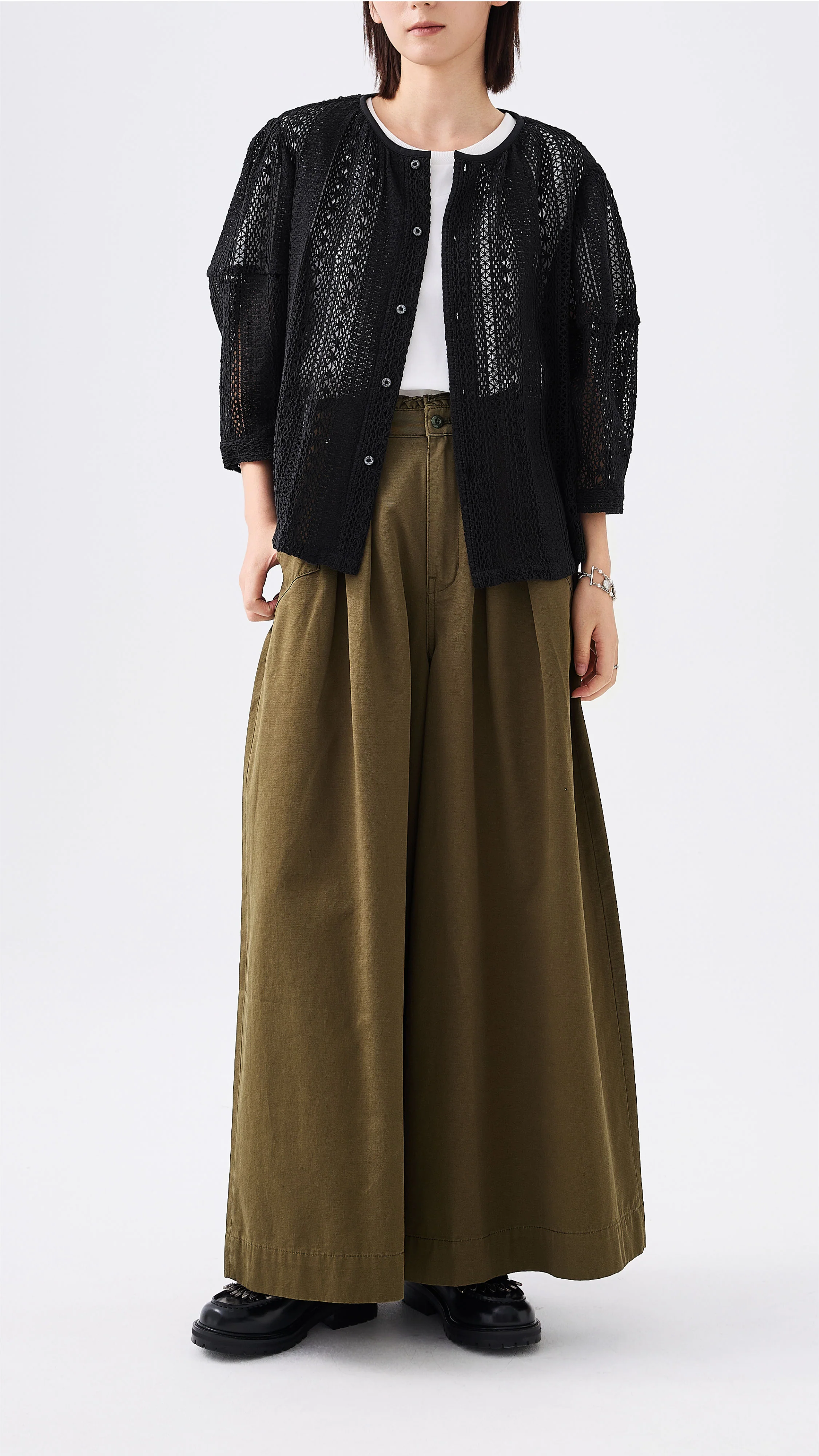 Doll Sleeves Lace Jacket - Umamrii