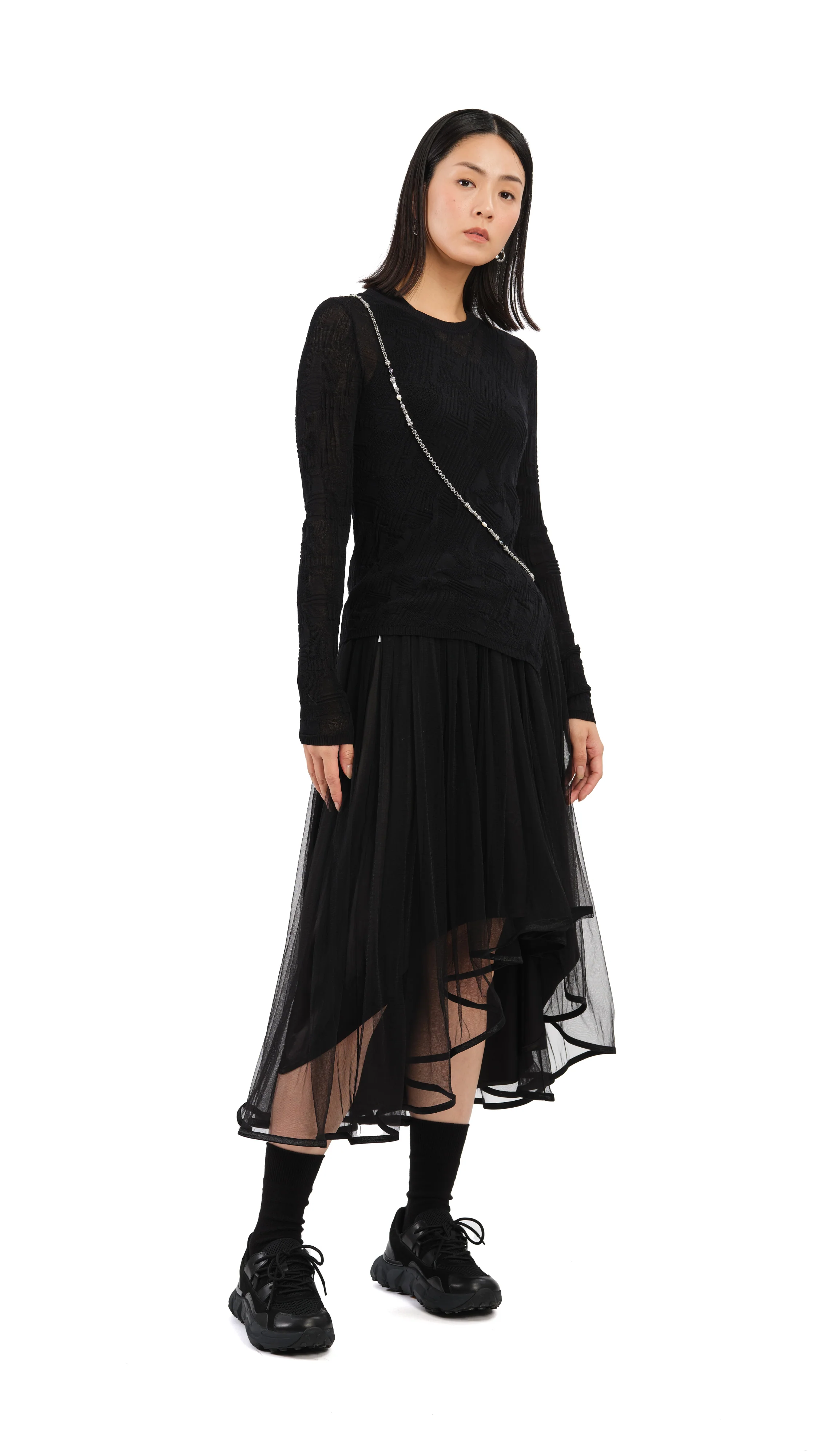 Volume Mesh Skirt - Umamrii