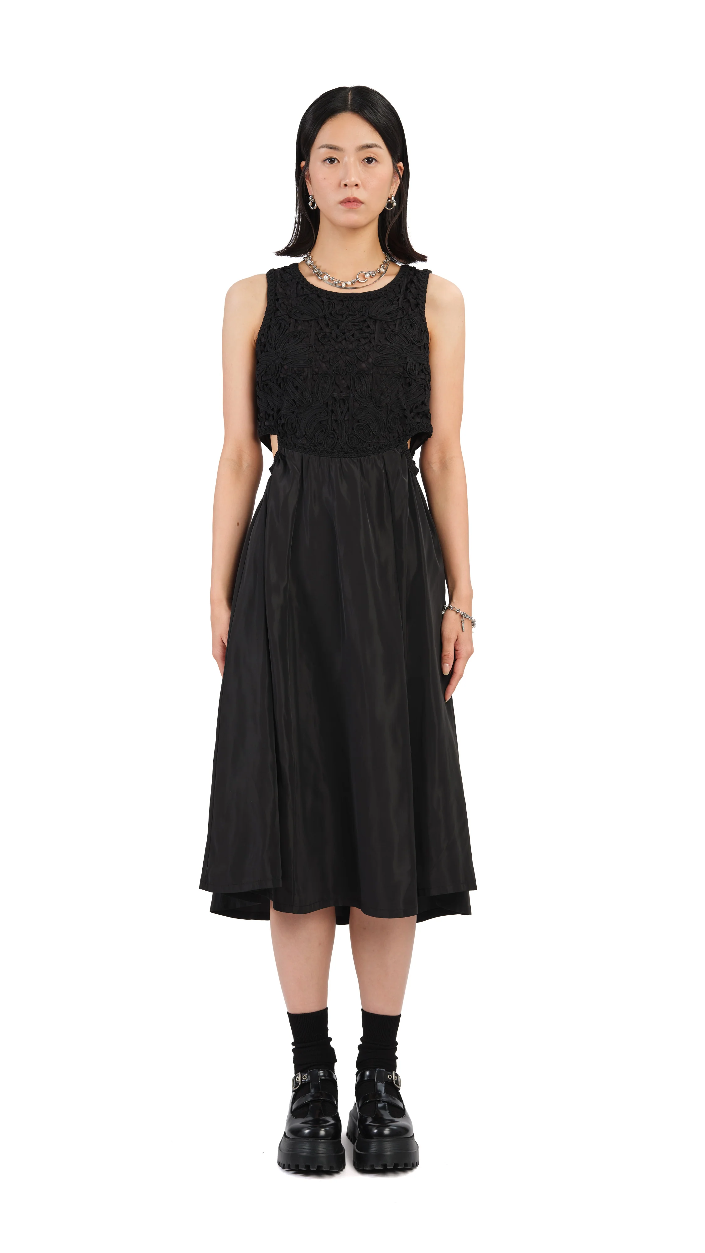 Cord Embroidery Dress - Umamrii