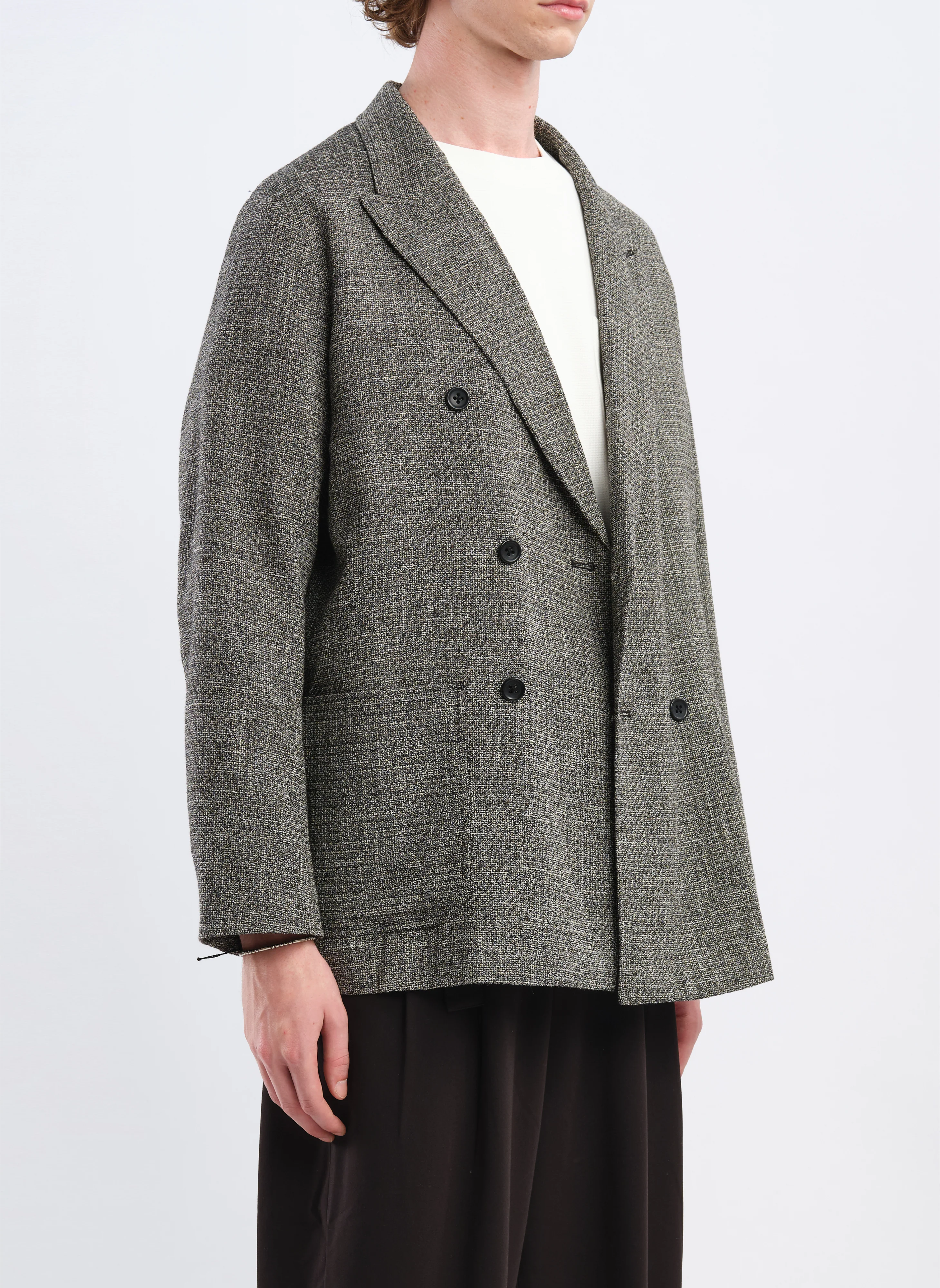 Marzotto Soft Double Breasted Blazer - Umamrii