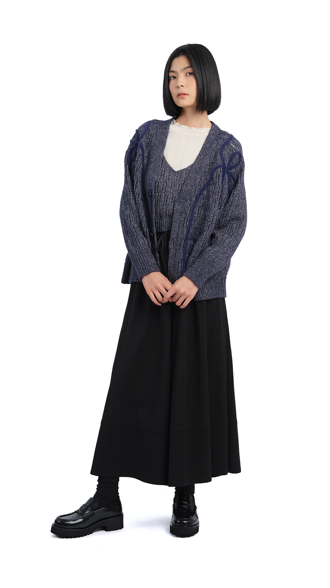 Textural Knit Vest - Umamrii