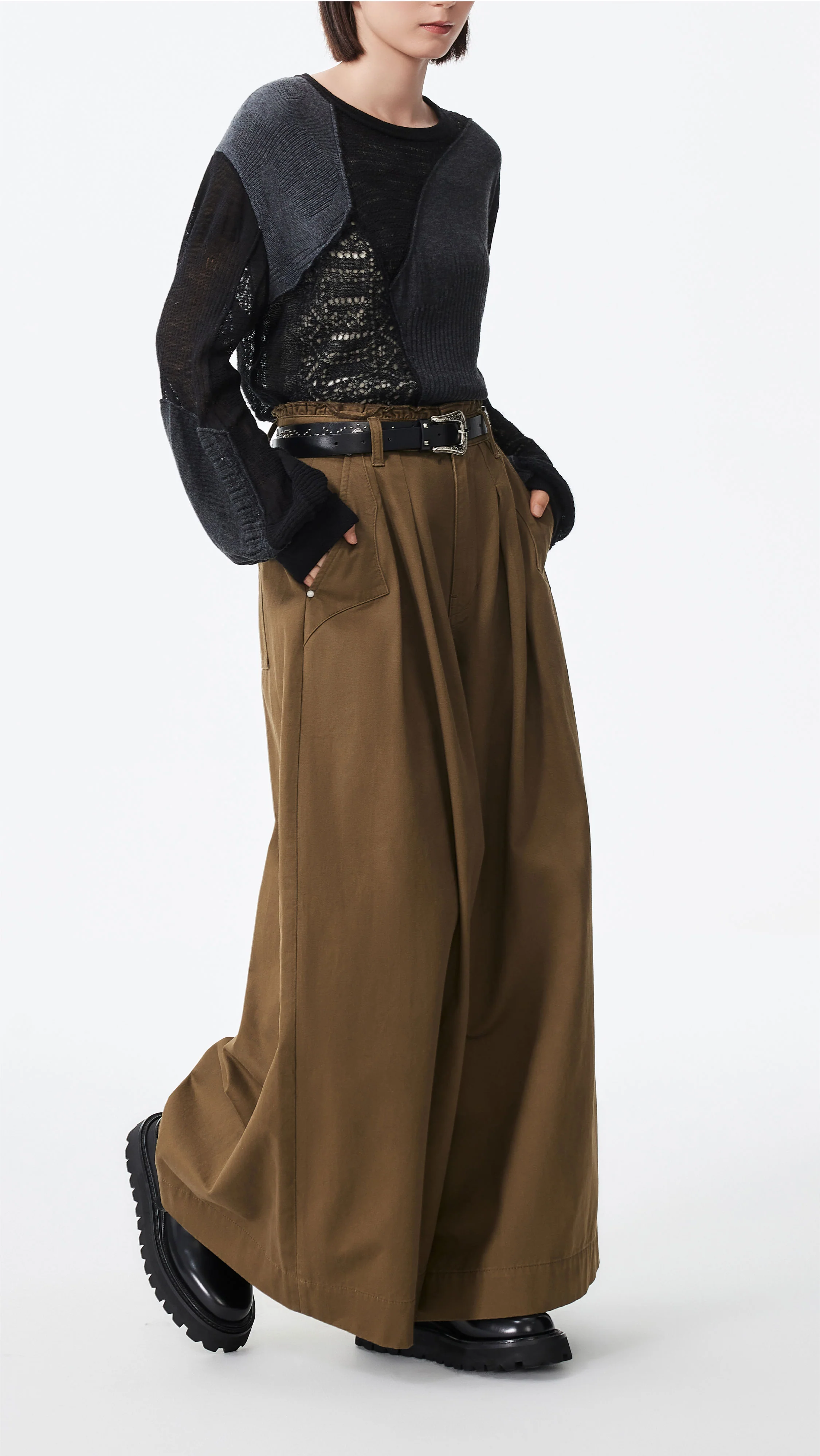 Wide-Leg Pants - Umamrii