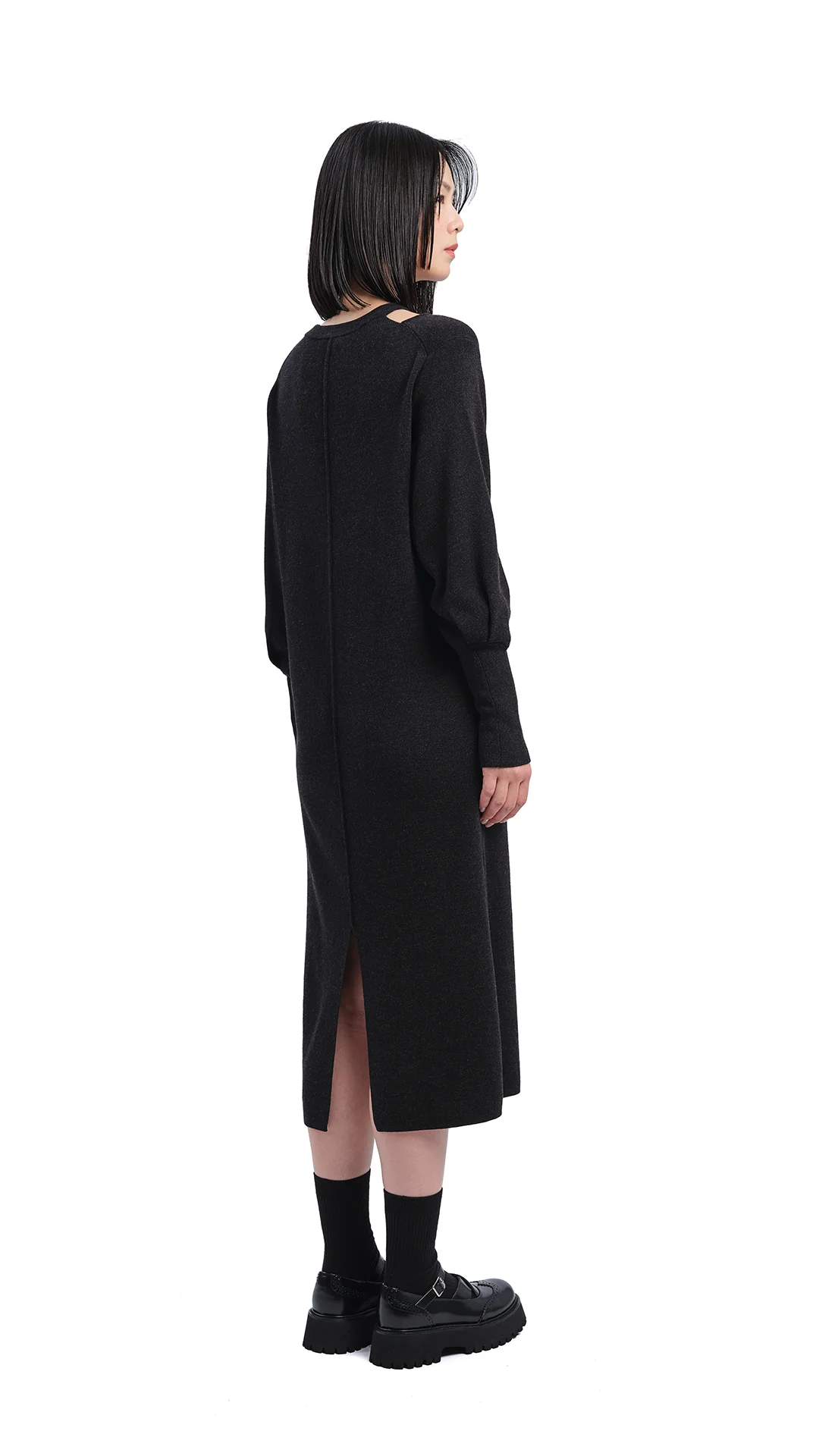 Biella Wool Knit Dress - Umamrii