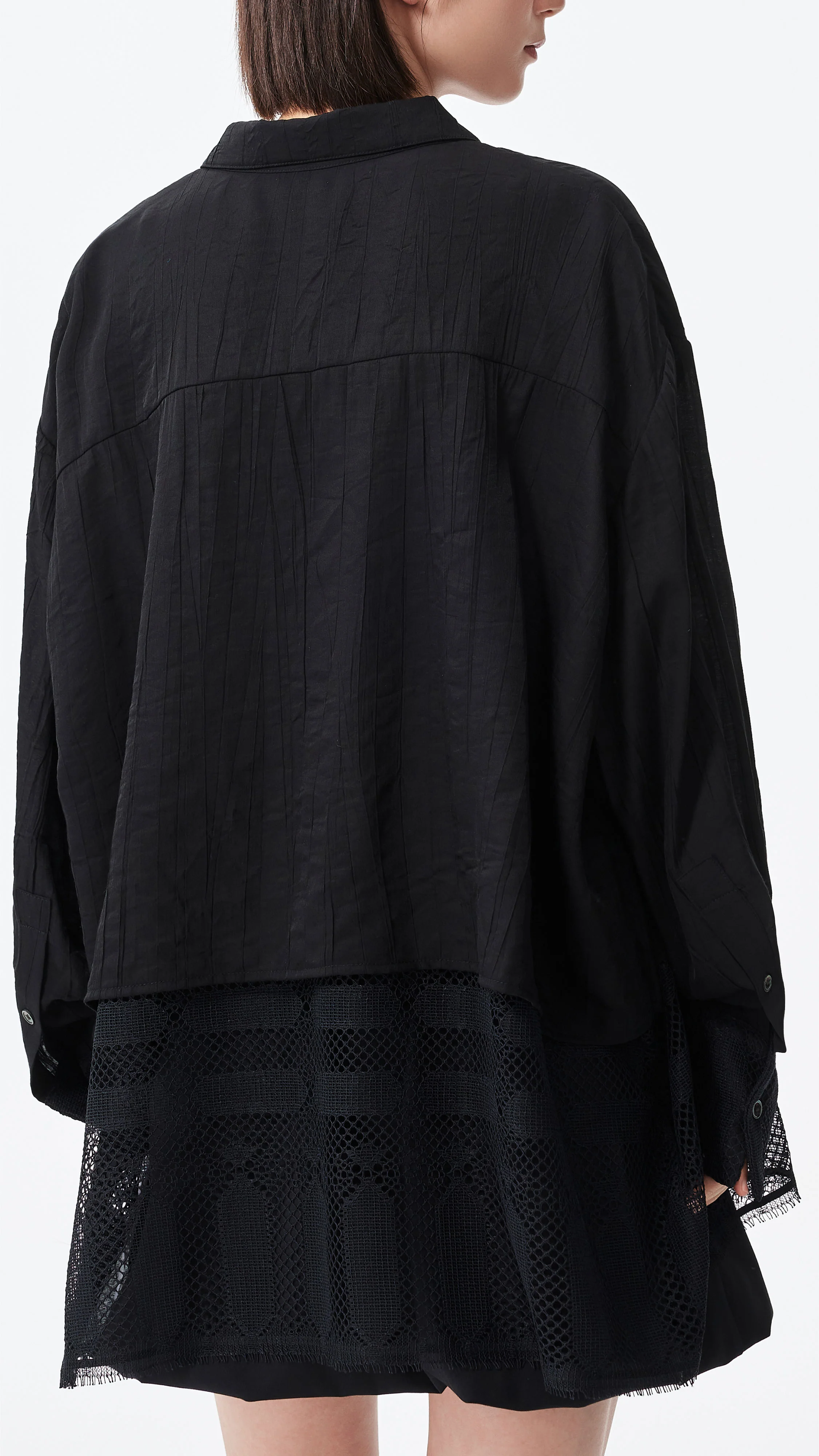 Shirt with Lace Detail - Umamrii