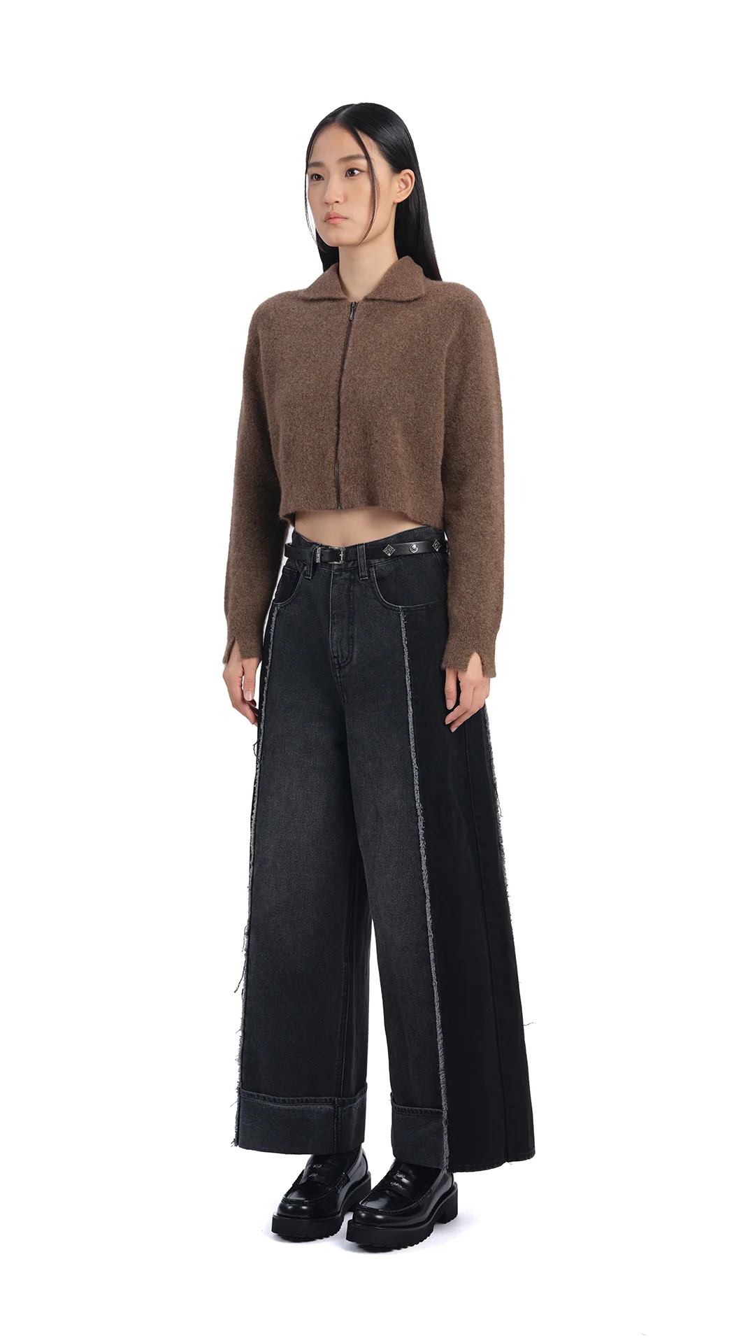 Yak Zip-Up Cardigan - Umamrii