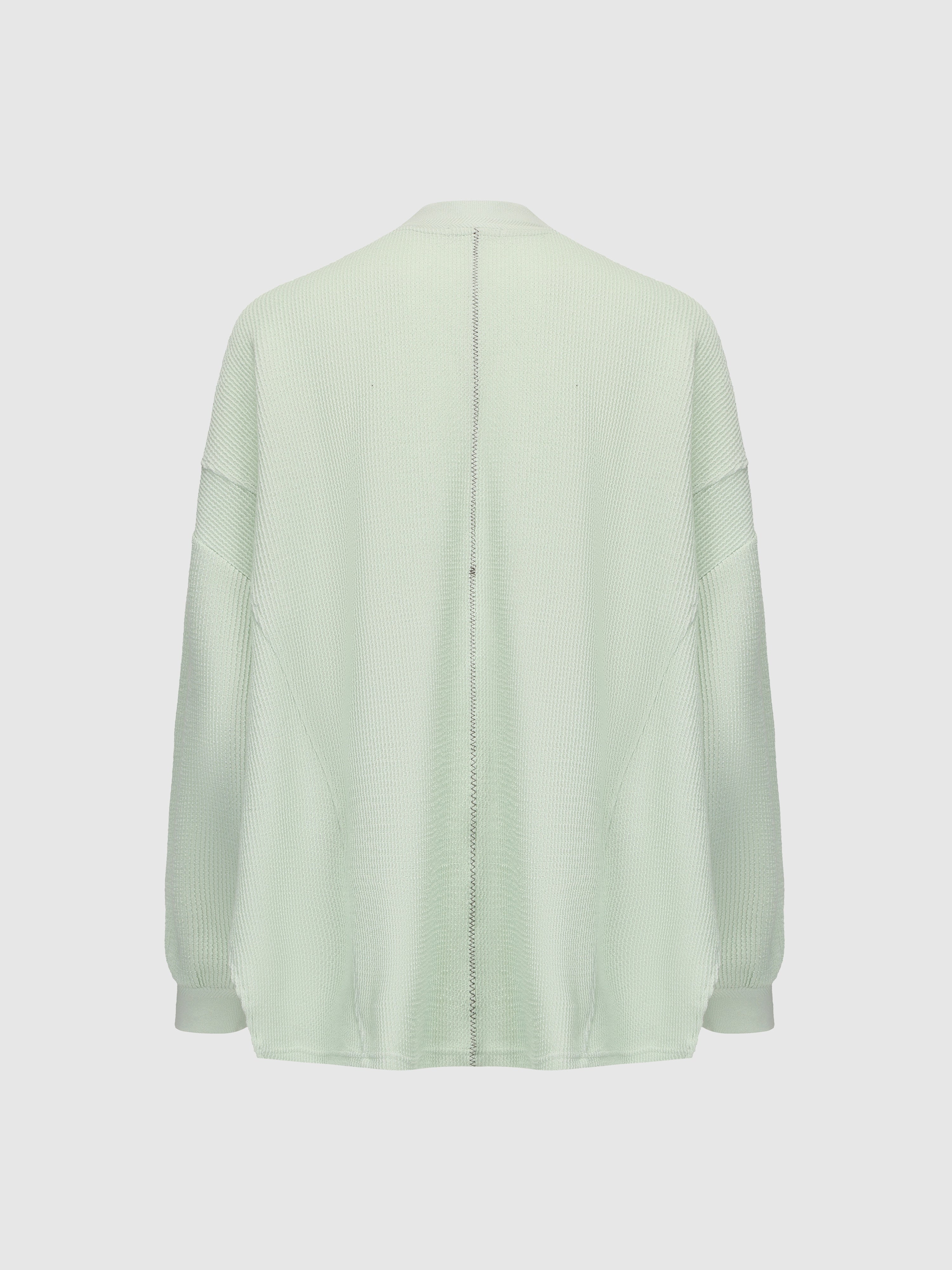 Oversized Cut Sewn Cardigan - Umamrii