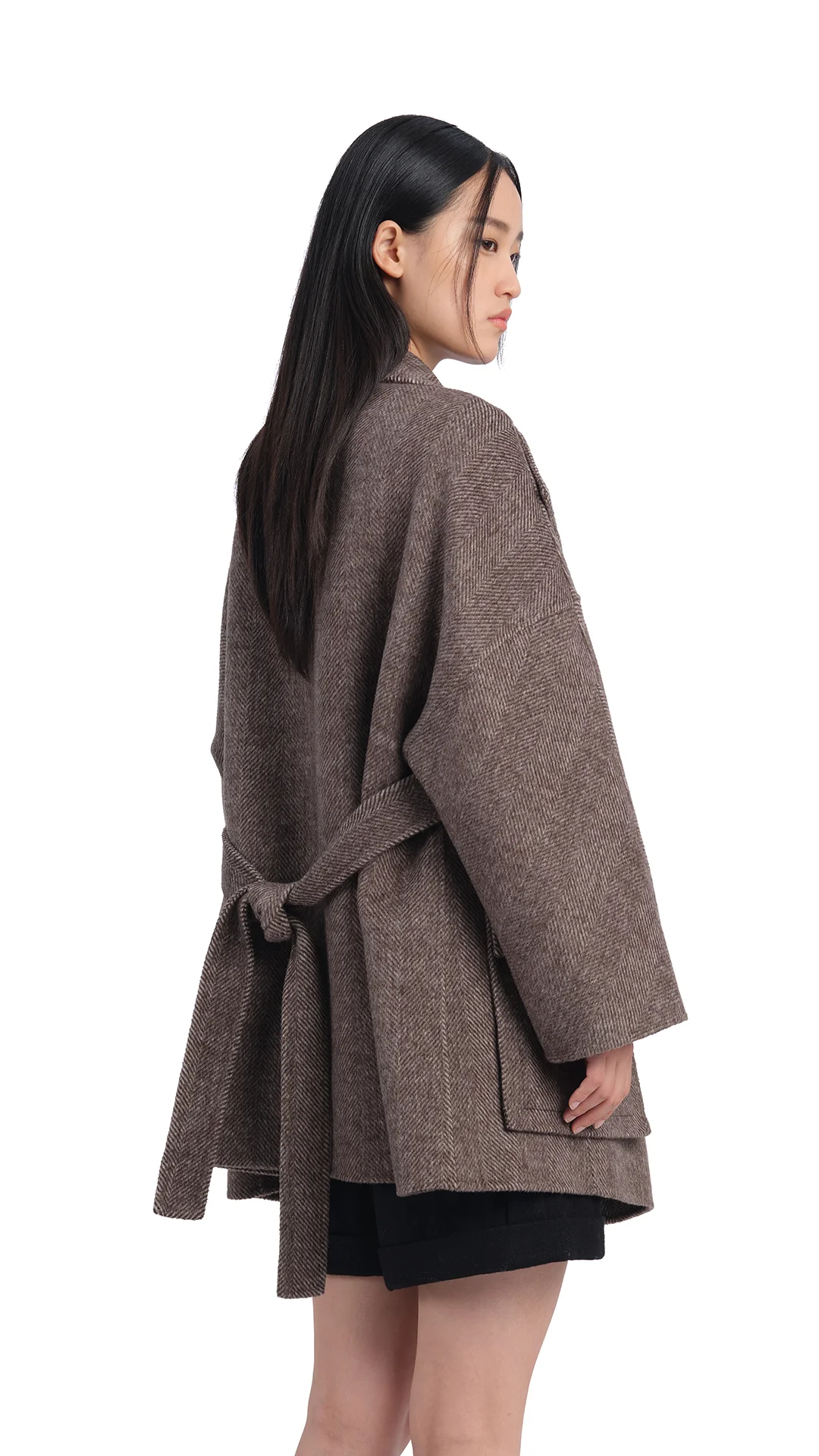 Herringbone Double Face Jacket - Umamrii