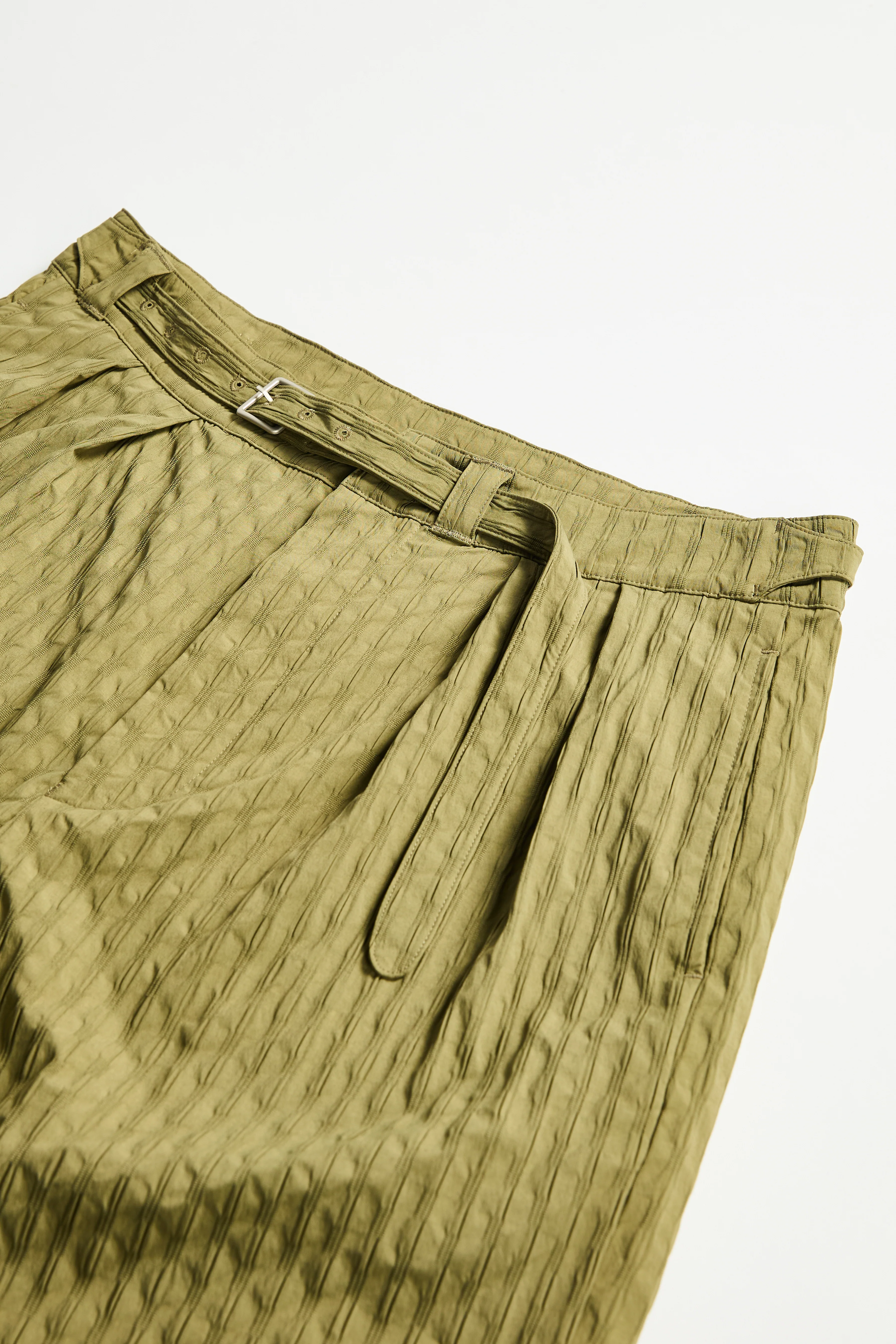 Nylon Spandex Jacquard Gurkha Shorts - Umamrii