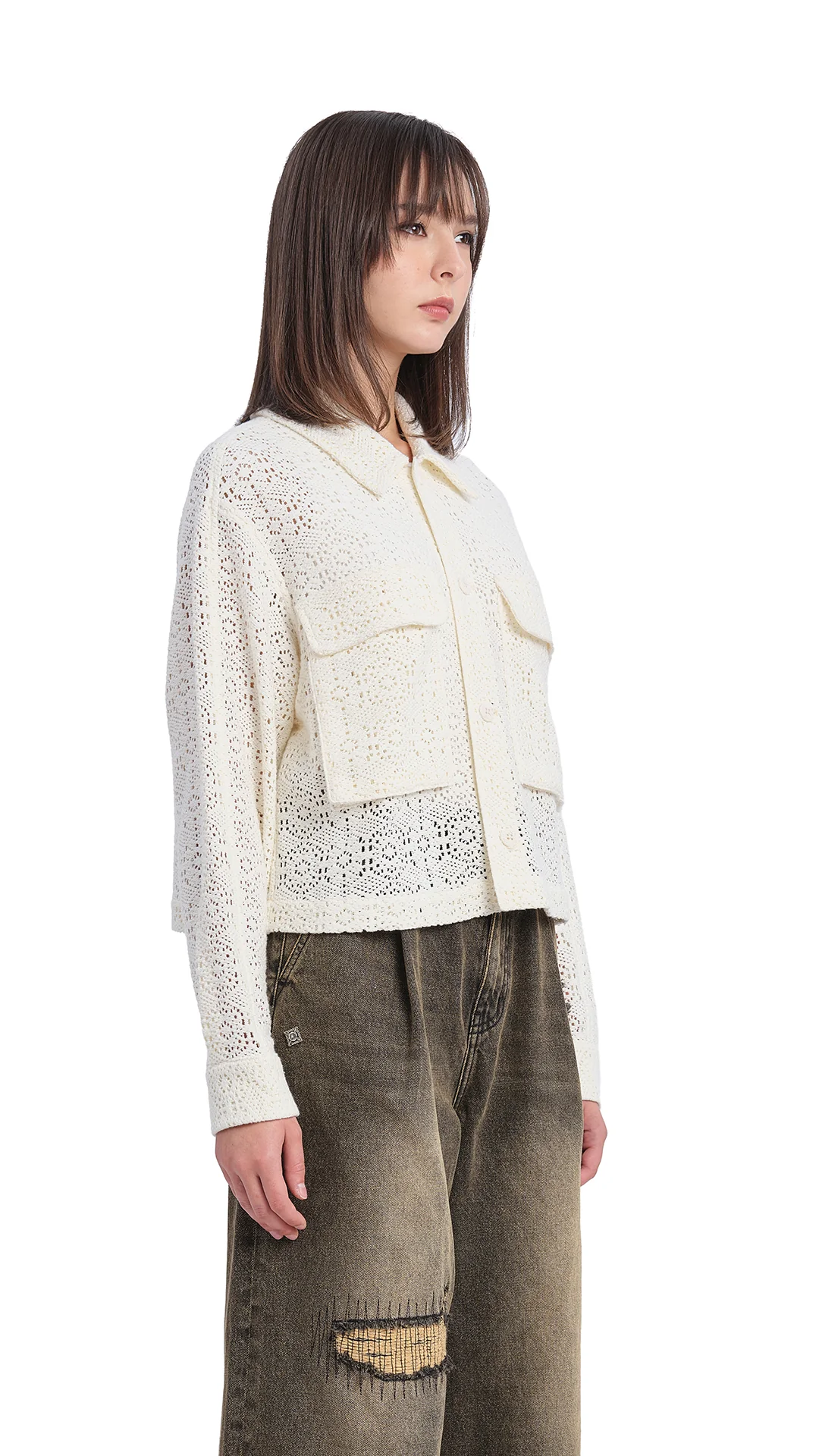 Soil Denim Studded Balloon Jeans - Umamrii