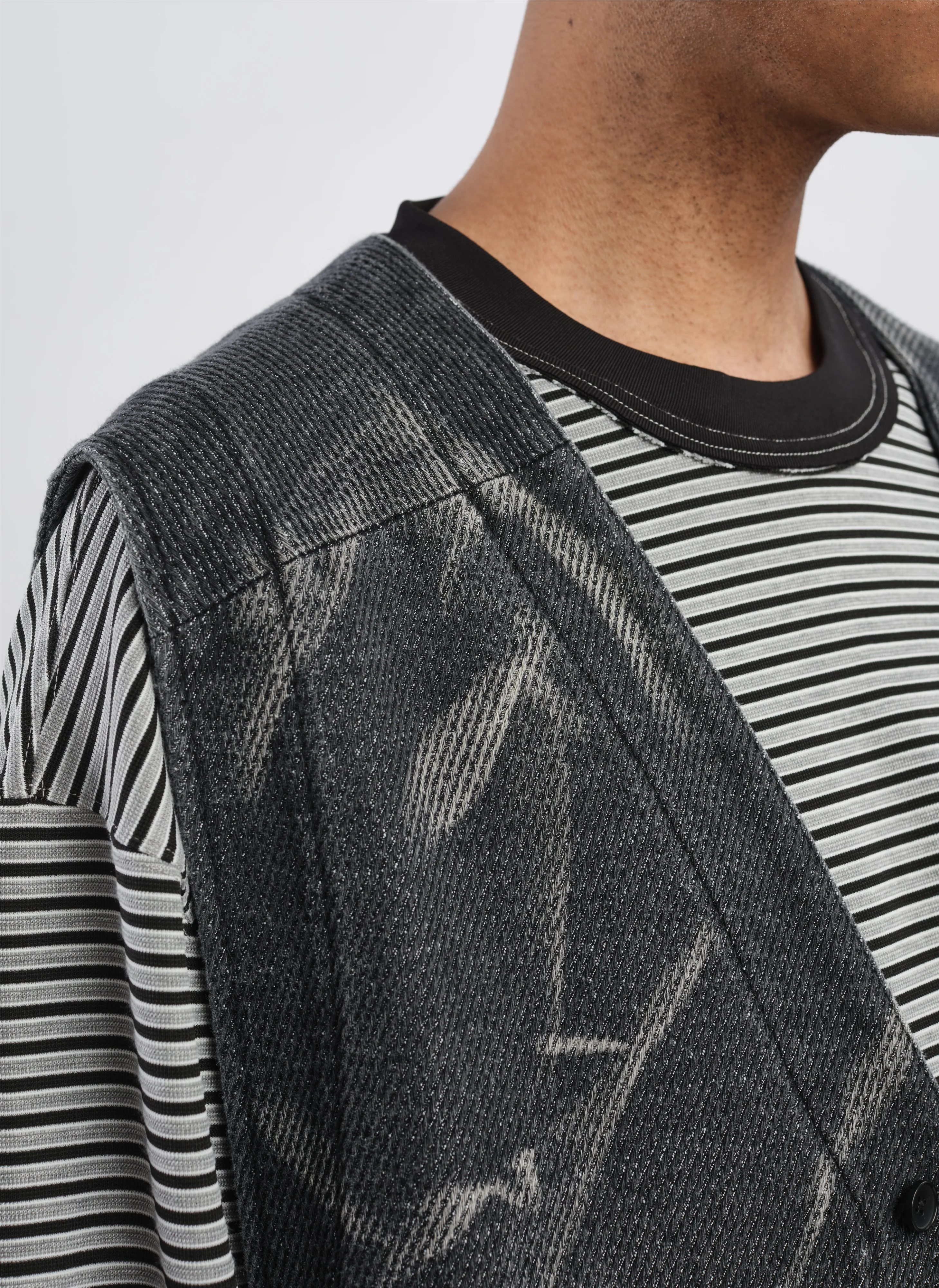 Cotton Polyester Jersey Waistcoat - Umamrii