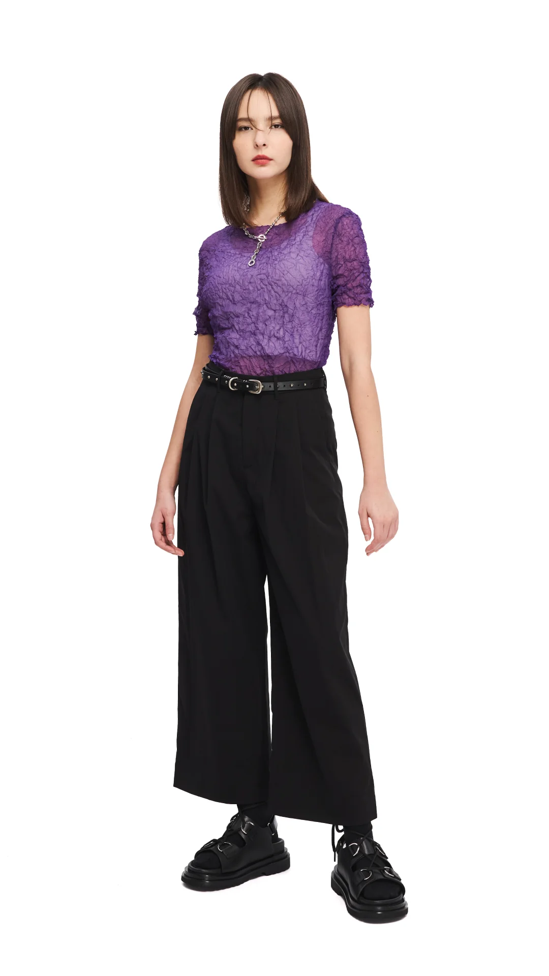 Crinkle Pleat Top - Umamrii