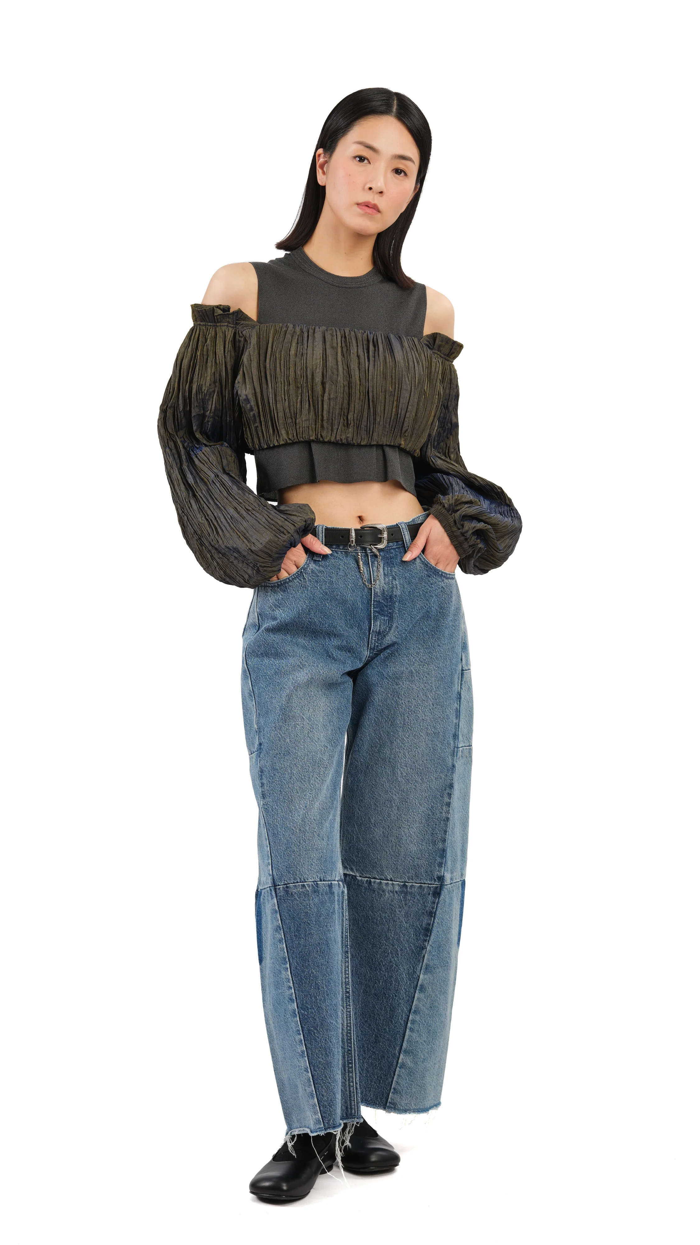 Bubble Sleeves Top - Umamrii