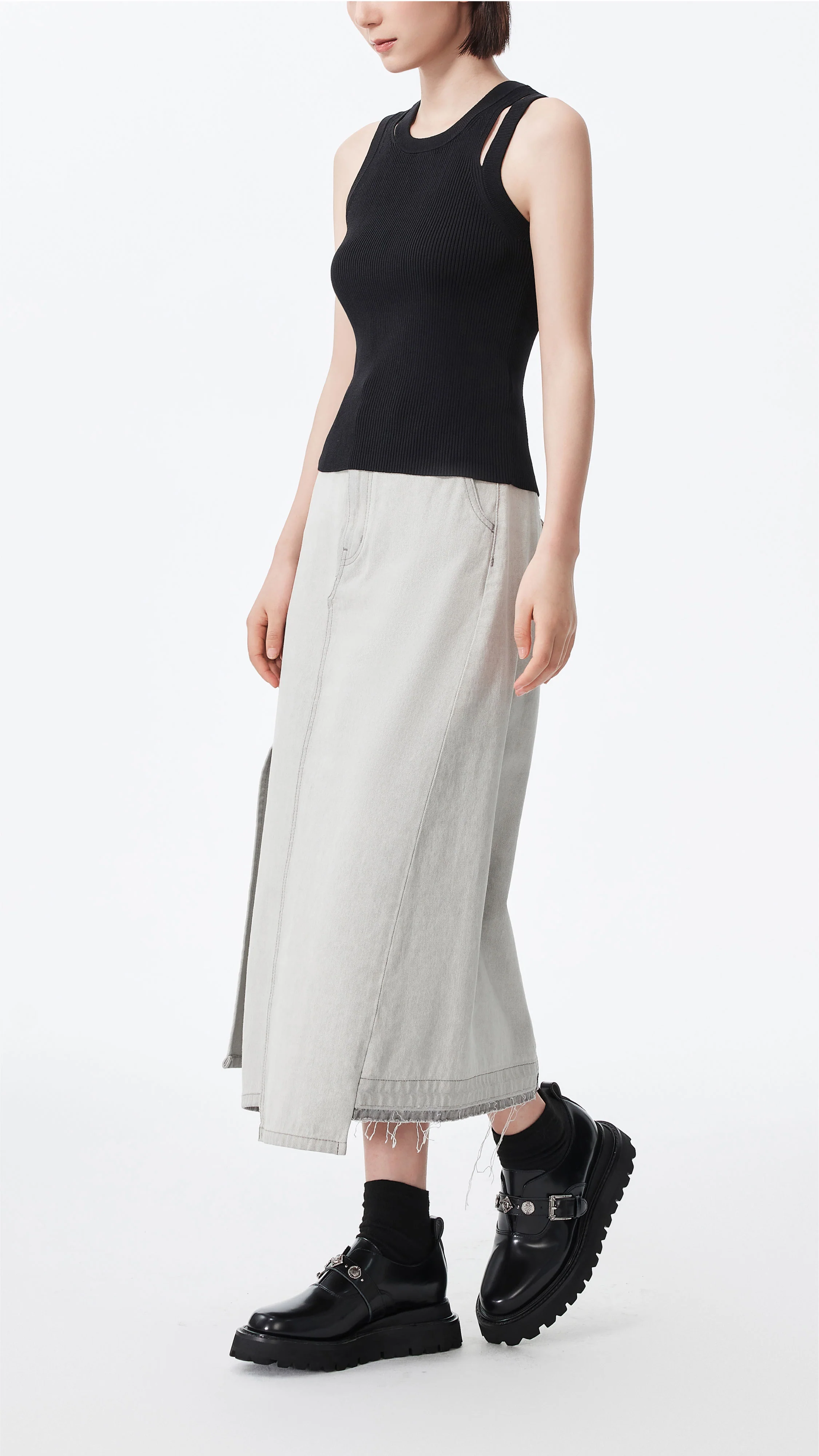 Rebuilt Cowboy Skirt - Umamrii