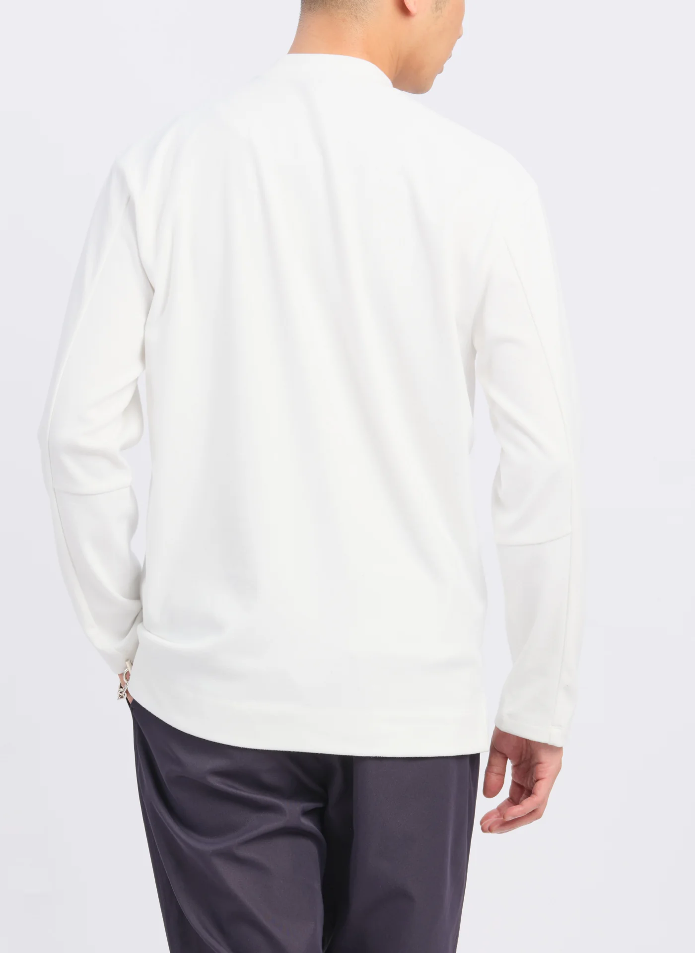 Mercerized Cotton Mock Neck Tee (T-05) - Umamrii