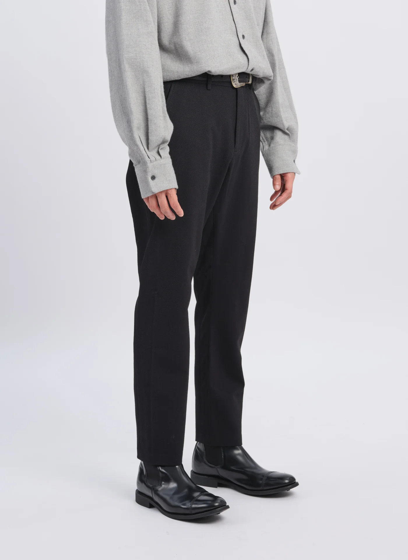 Solotex Garbardine (Work) Ankle Length Tapered Slim Pants [P-07] - Umamrii