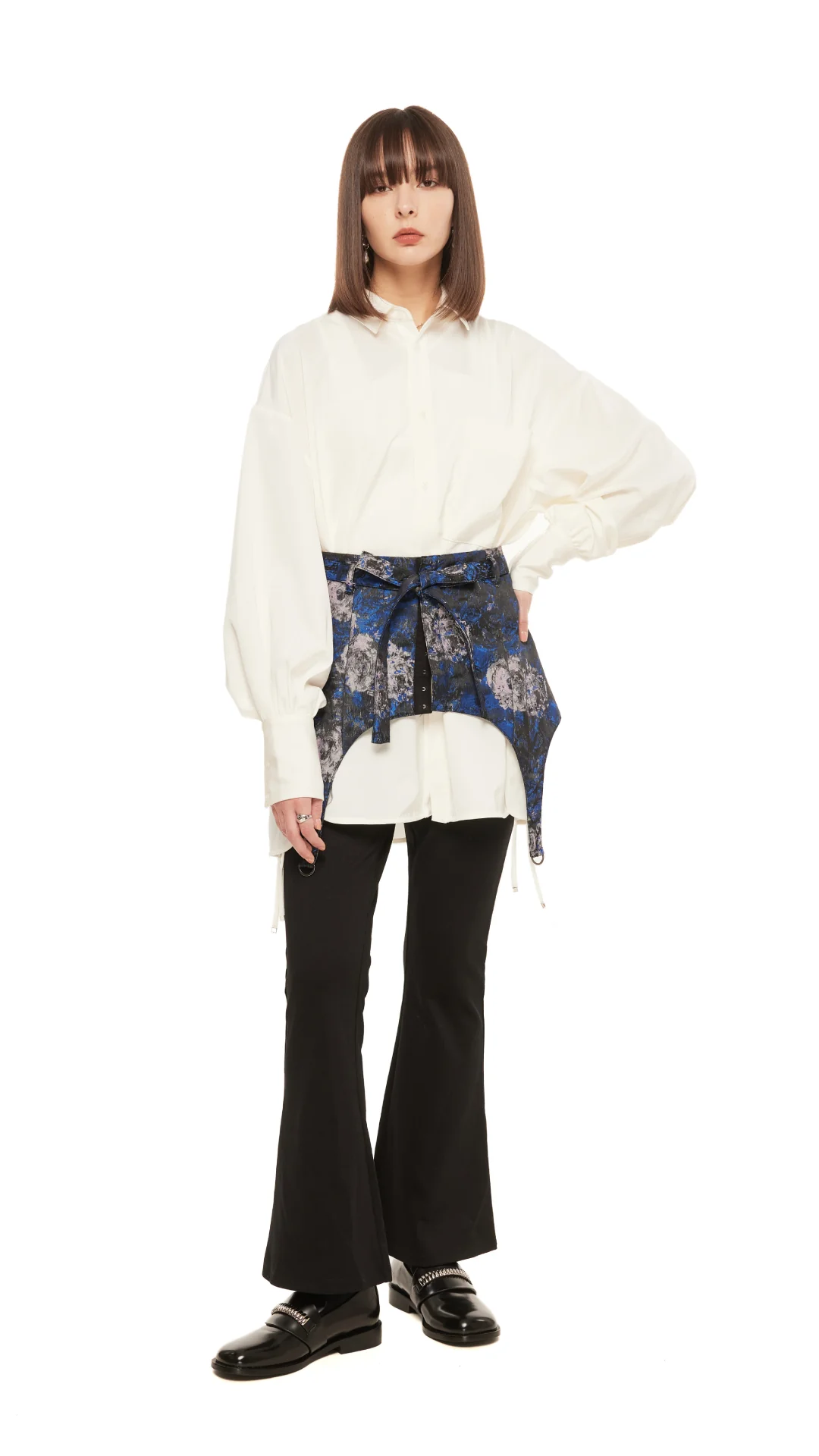 2 In 1 Jacquard Mini Skirt - Umamrii