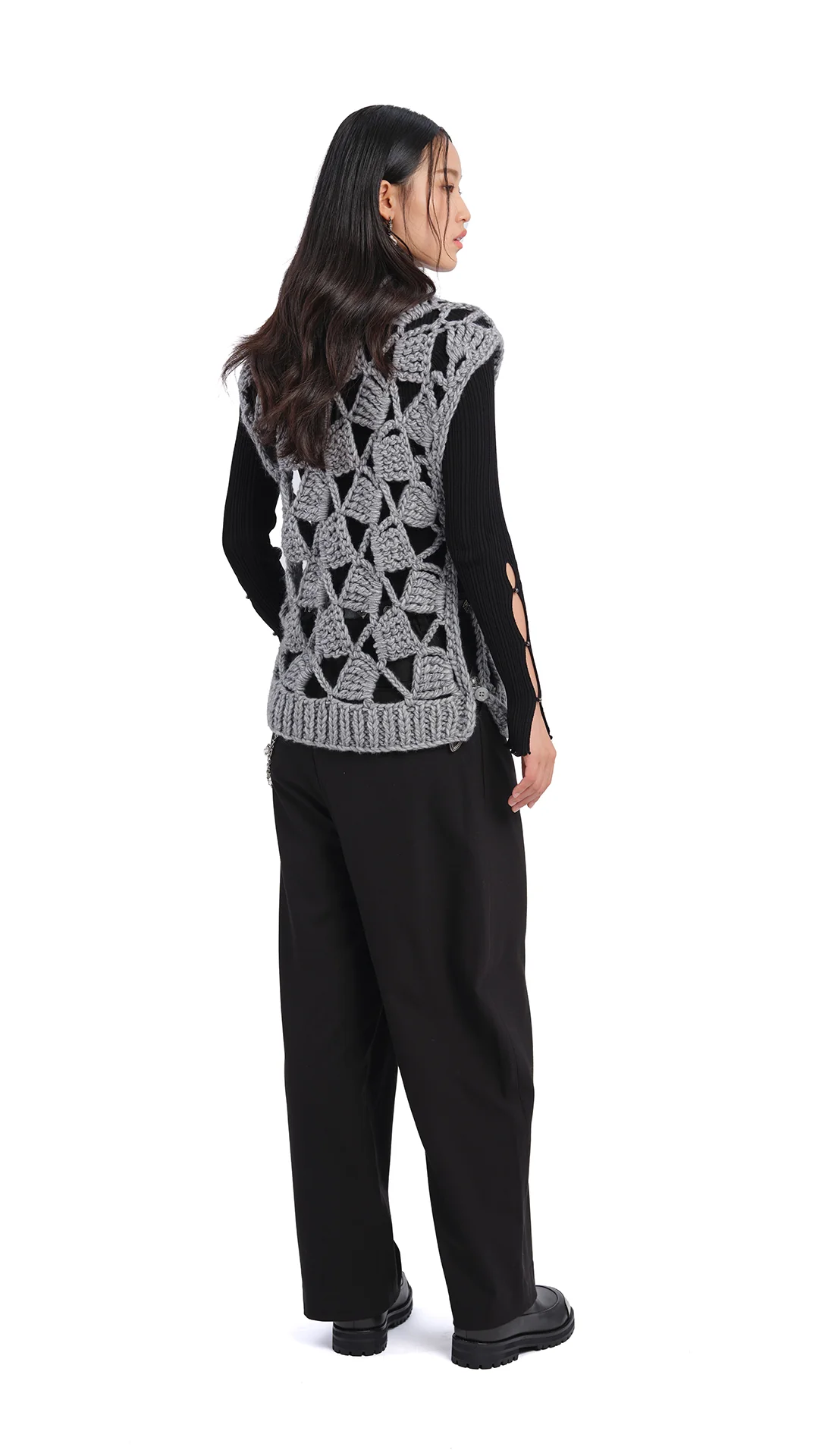 Dyed Stretch Twill Balloon Pants - Umamrii