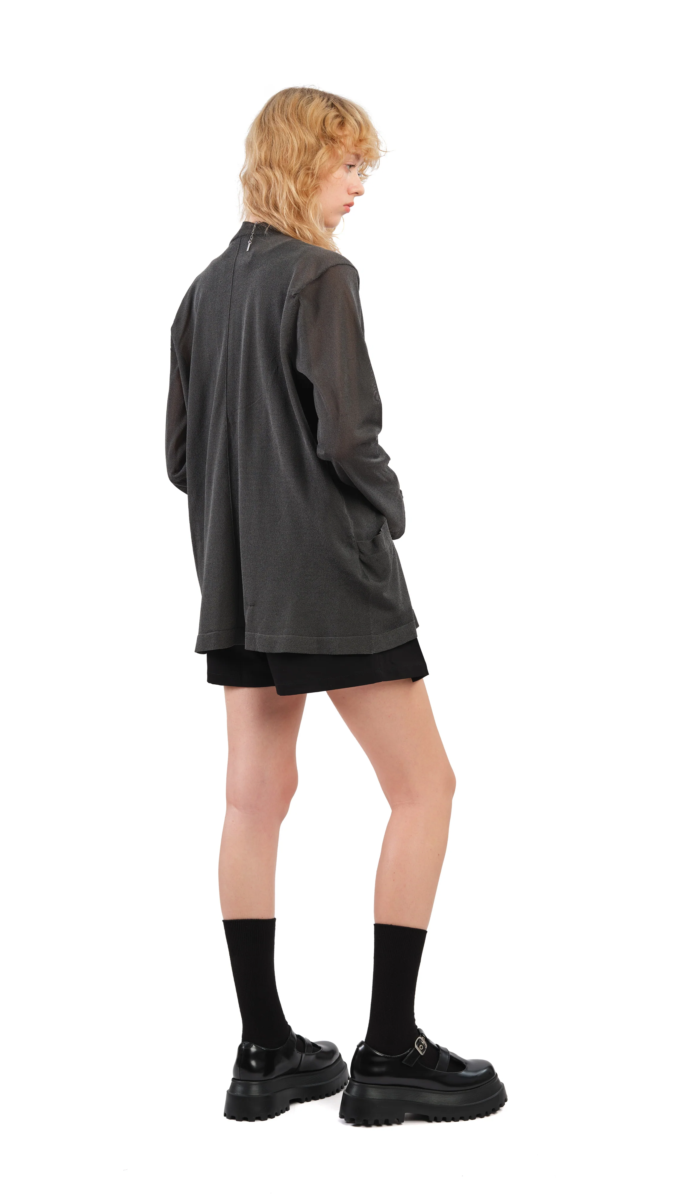 Sheer Knit Blazer - Umamrii