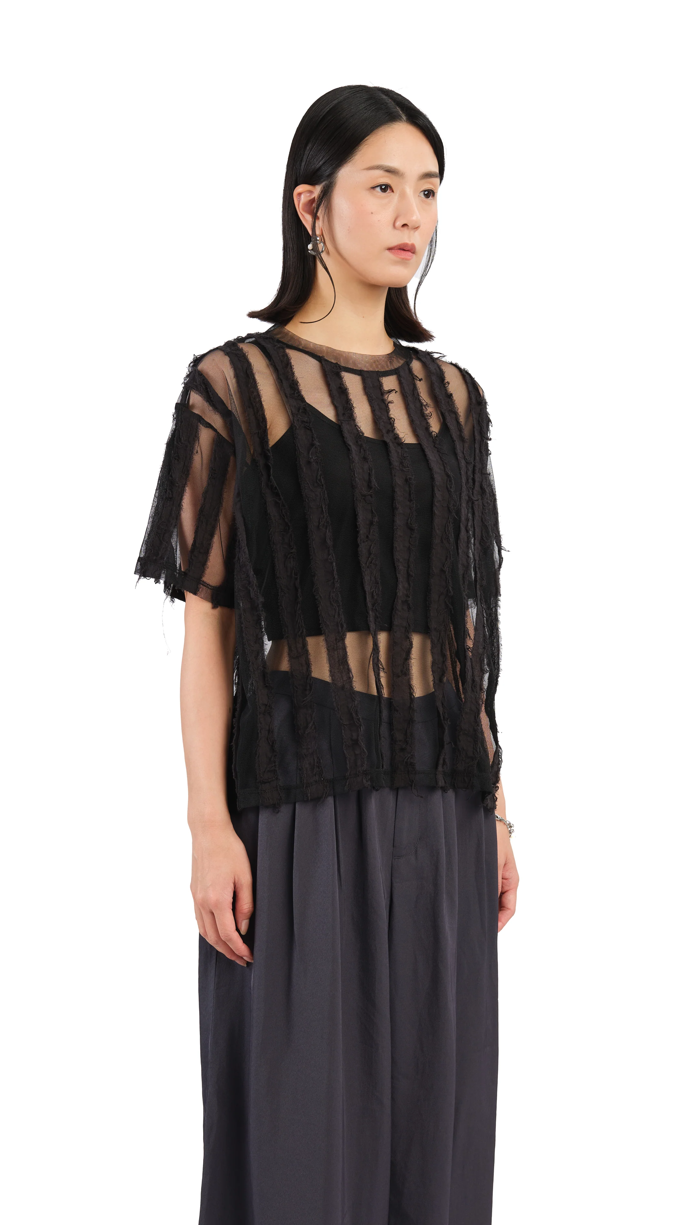 Mesh Patch Top - Umamrii